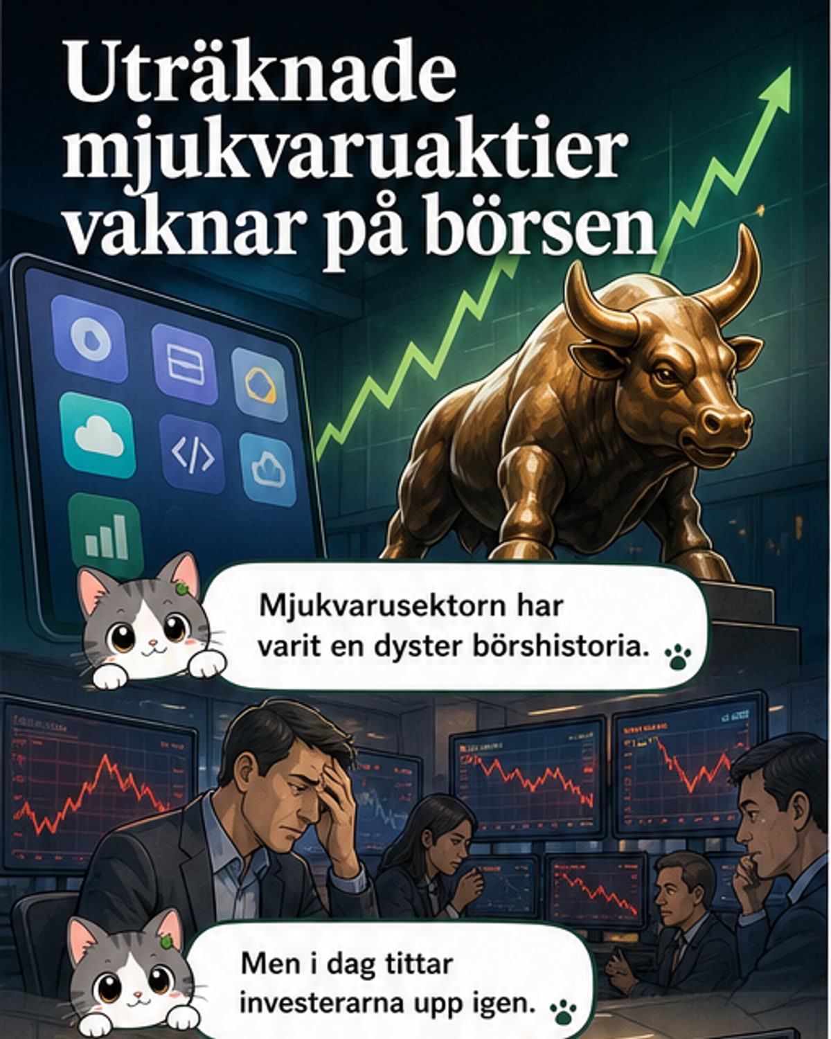 Svenska mjukvaruaktier rusar upp