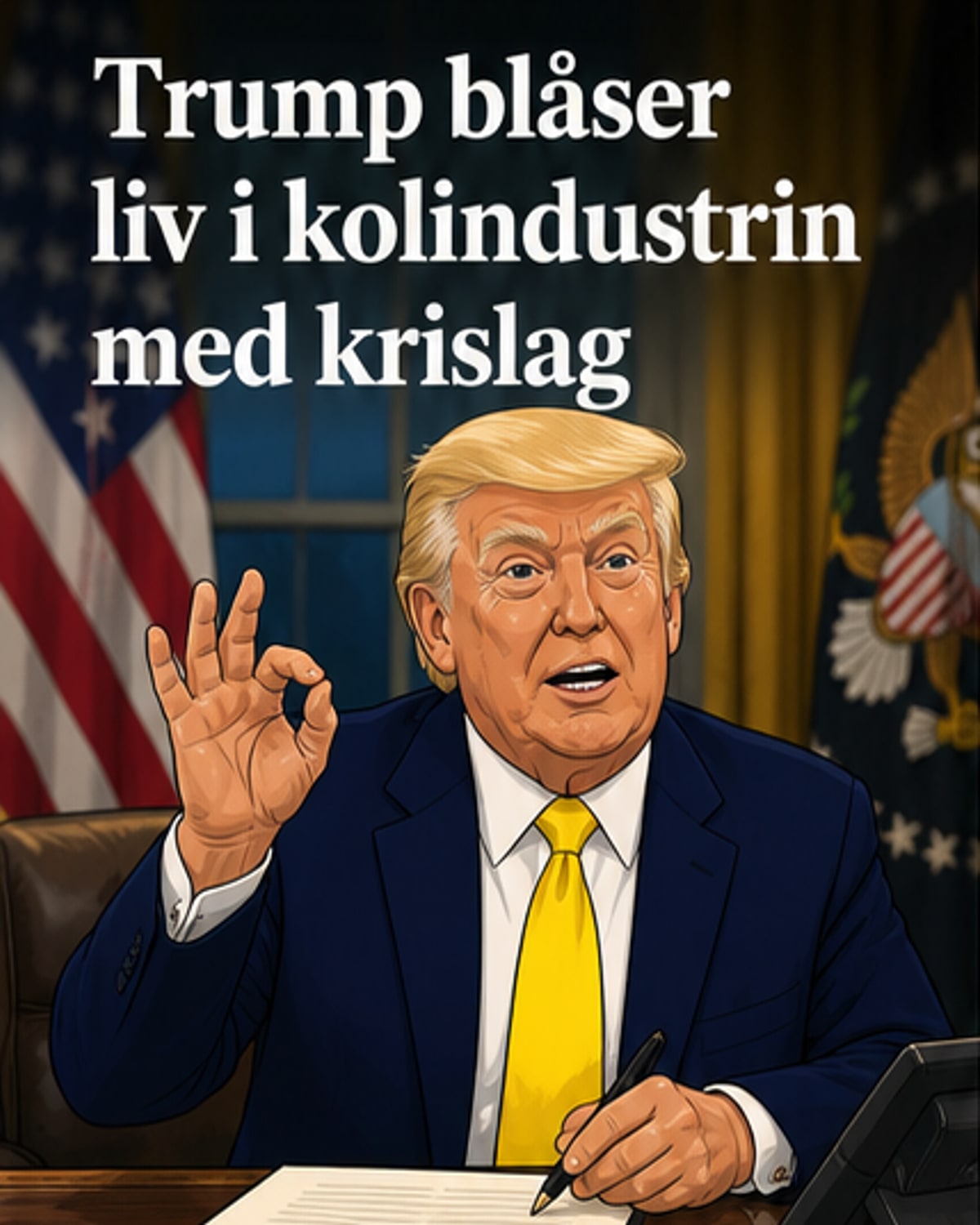 Trump satsar 700 miljoner på kolen