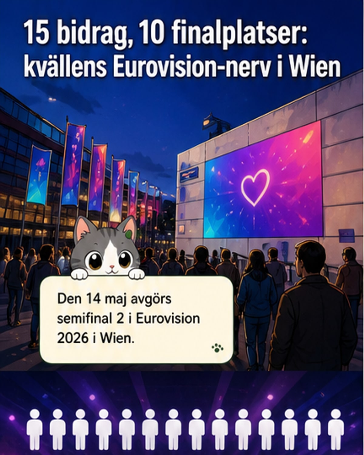 Eurovision 2026: Här är semifinal 2