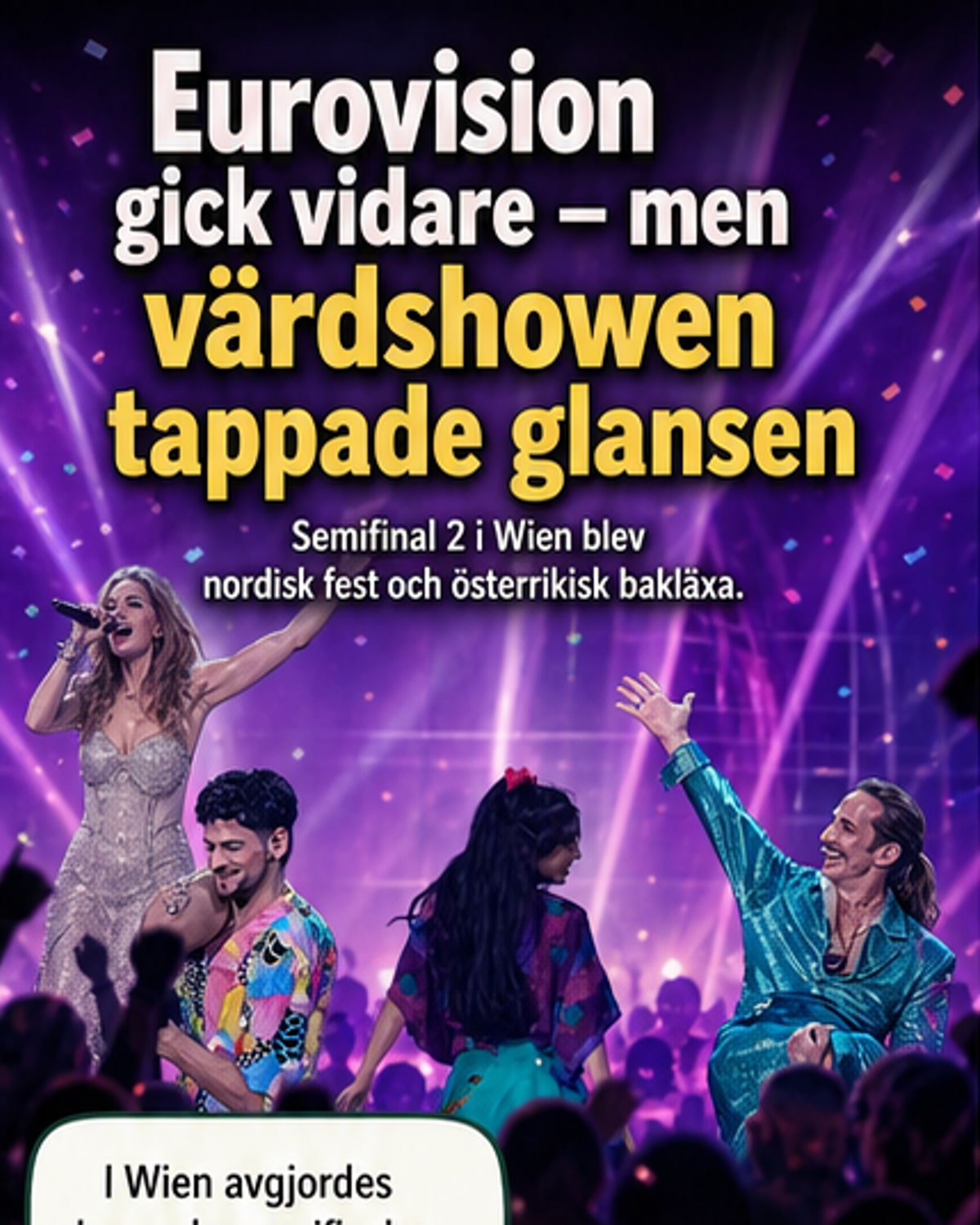Eurovision: Norge och Danmark gick vidare