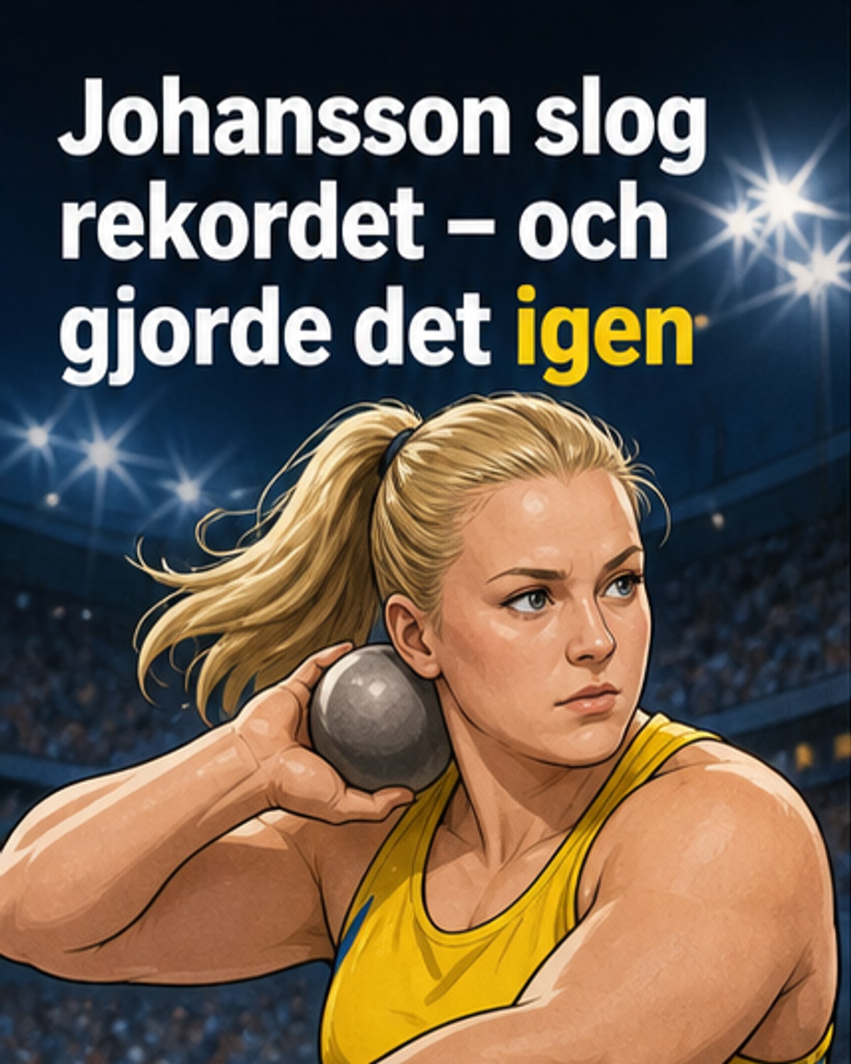 Svensk kulstöter slog rekord – två gånger