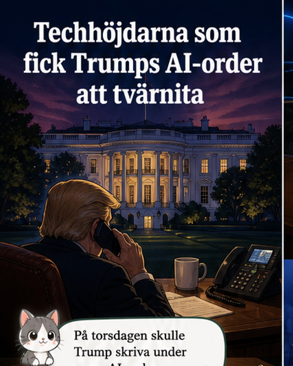 Trump stoppade AI-regleringsplan