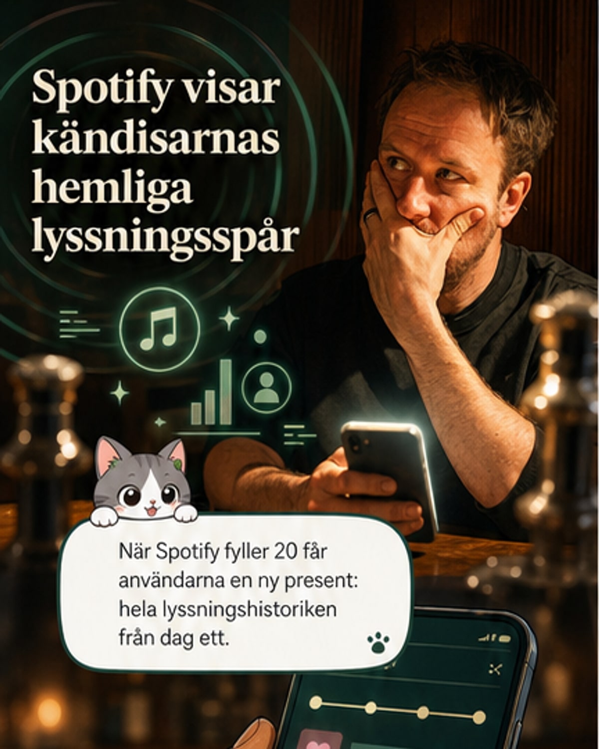 Kändisarnas Spotify-hemligheter avslöjade
