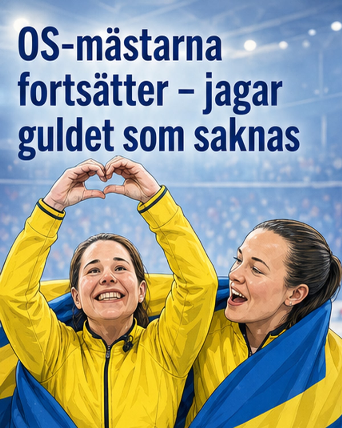 OS-mästarna fortsätter – siktar på VM-guld