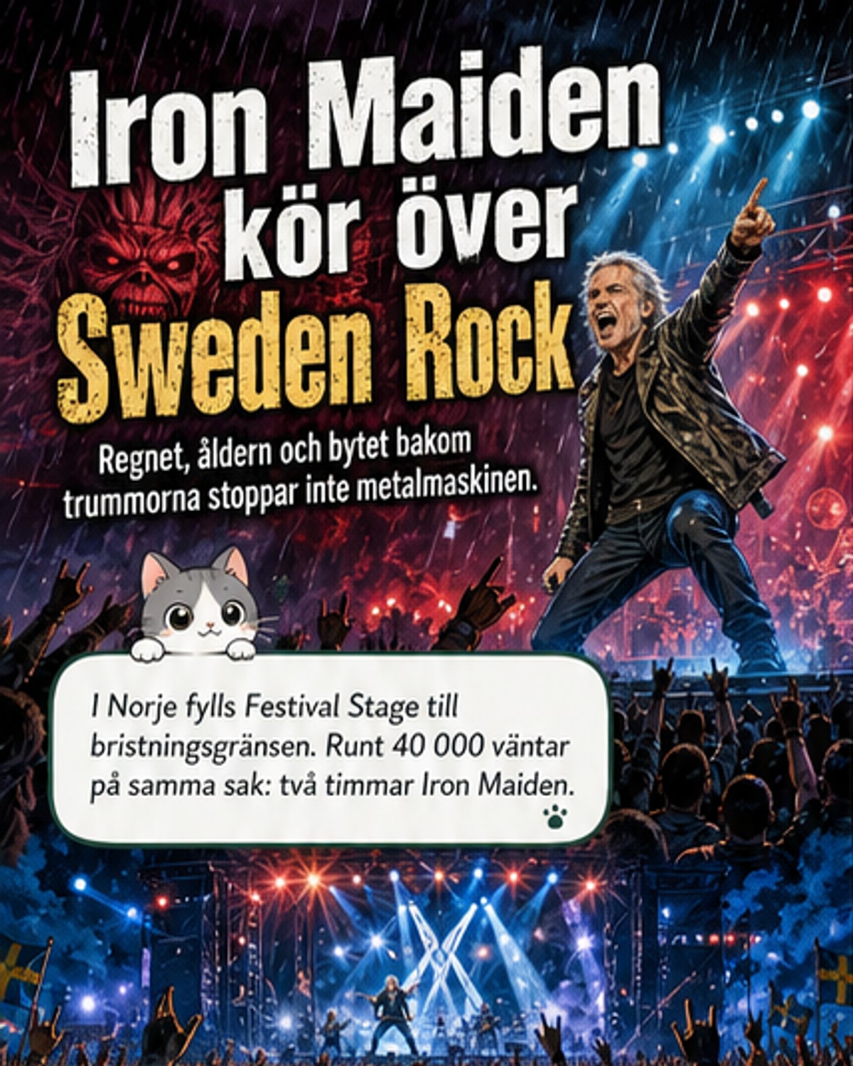 Iron Maiden på Sweden Rock