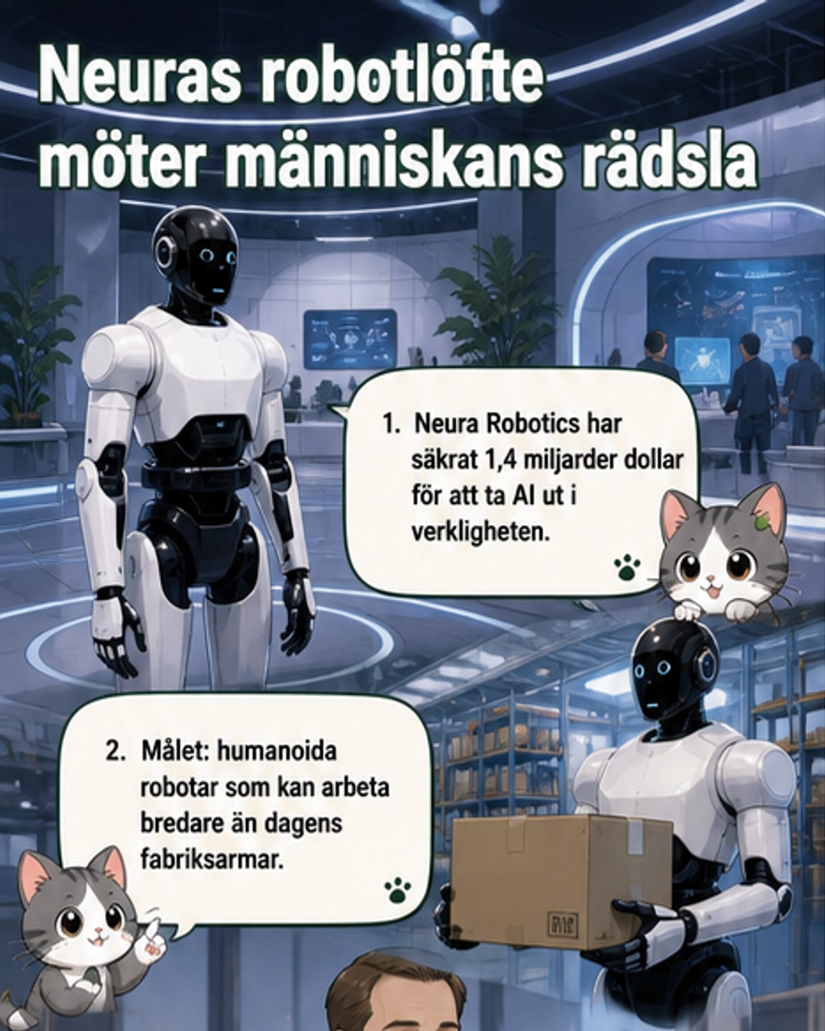 AI-robotar som löser arbetsbrist