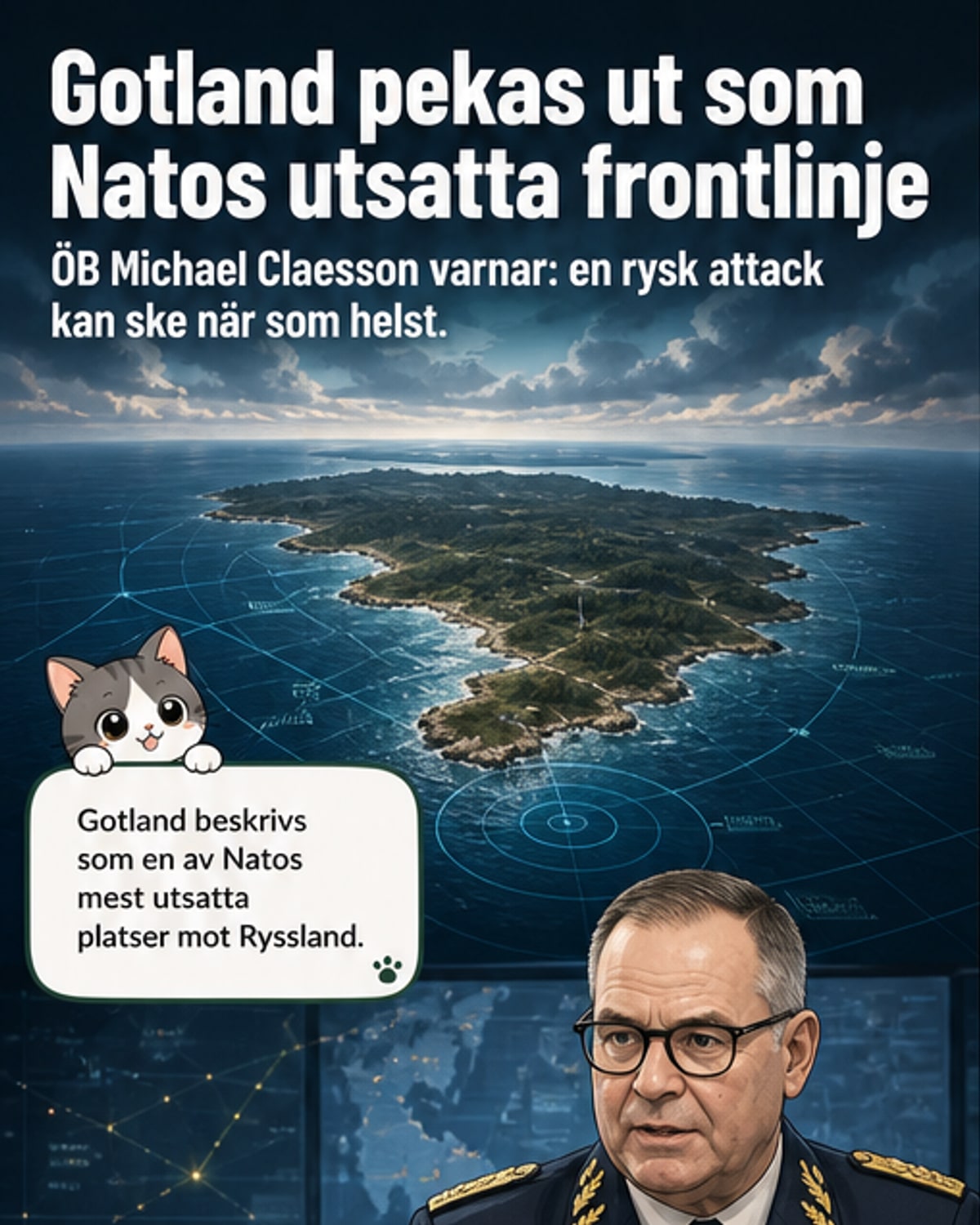 Rysk attack mot Gotland kan komma när som helst