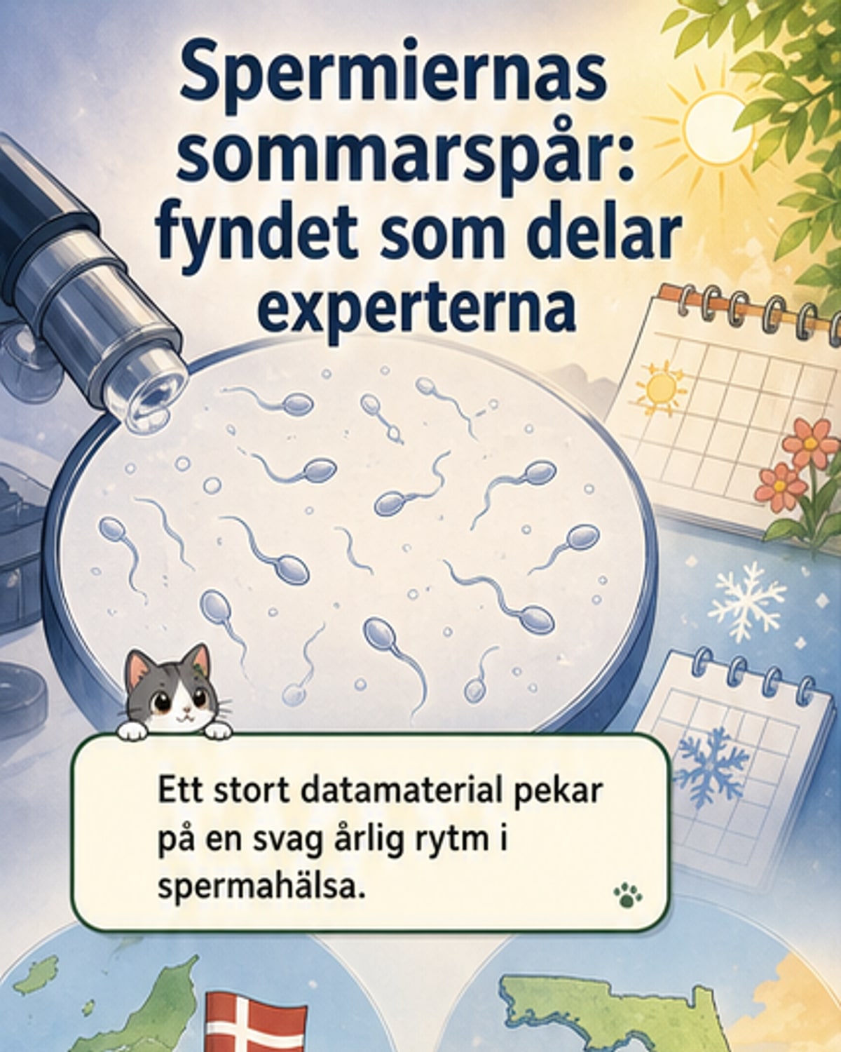 Spermakvalitet följer en säsongsrytm