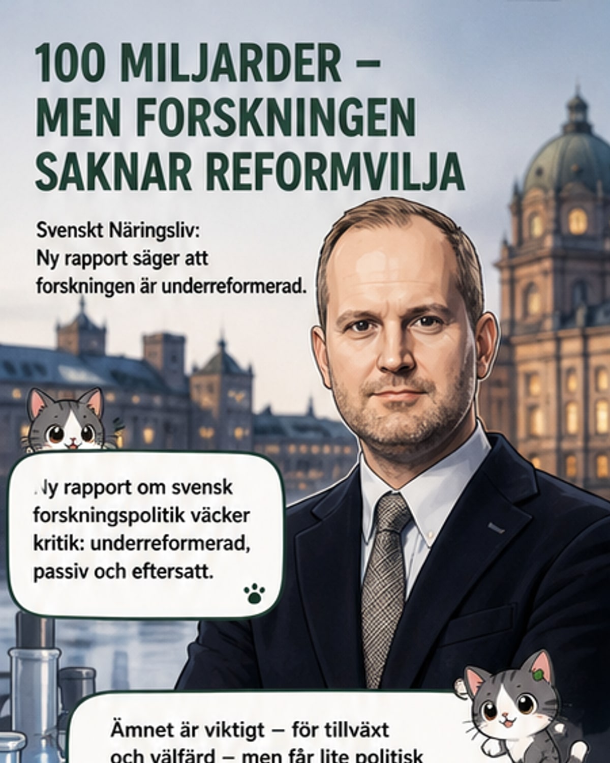 Sverige hänger efter i forskningsreformer