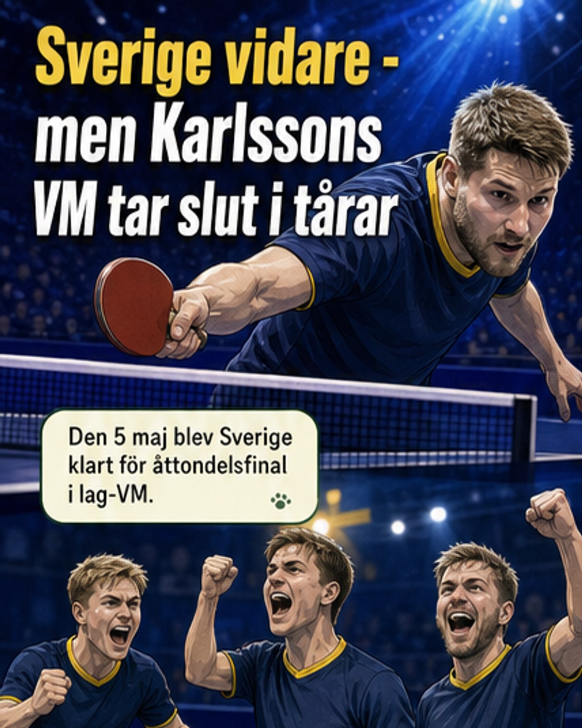 Sverige vidare – men priset blev högt