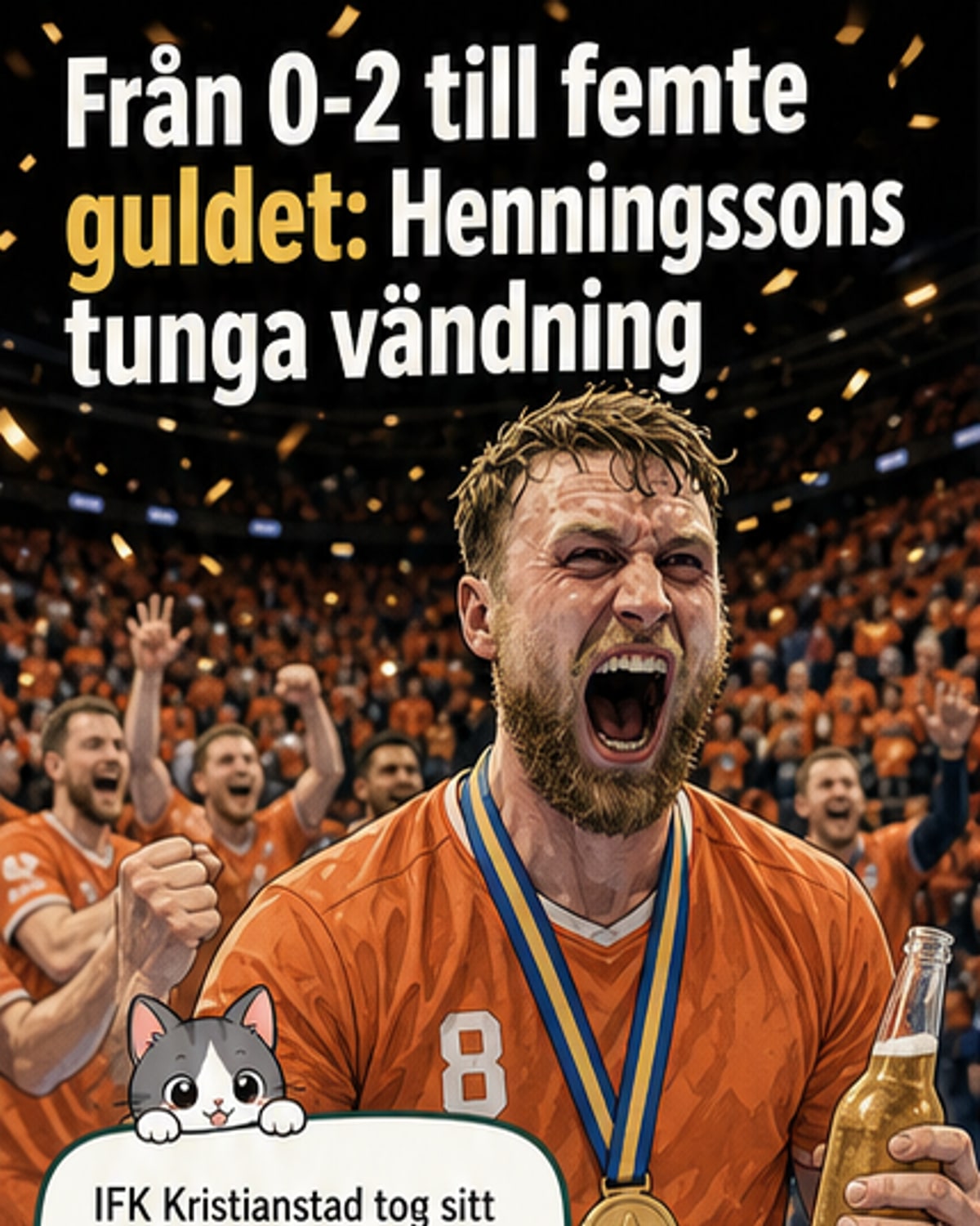 Femte guldet för Henningsson