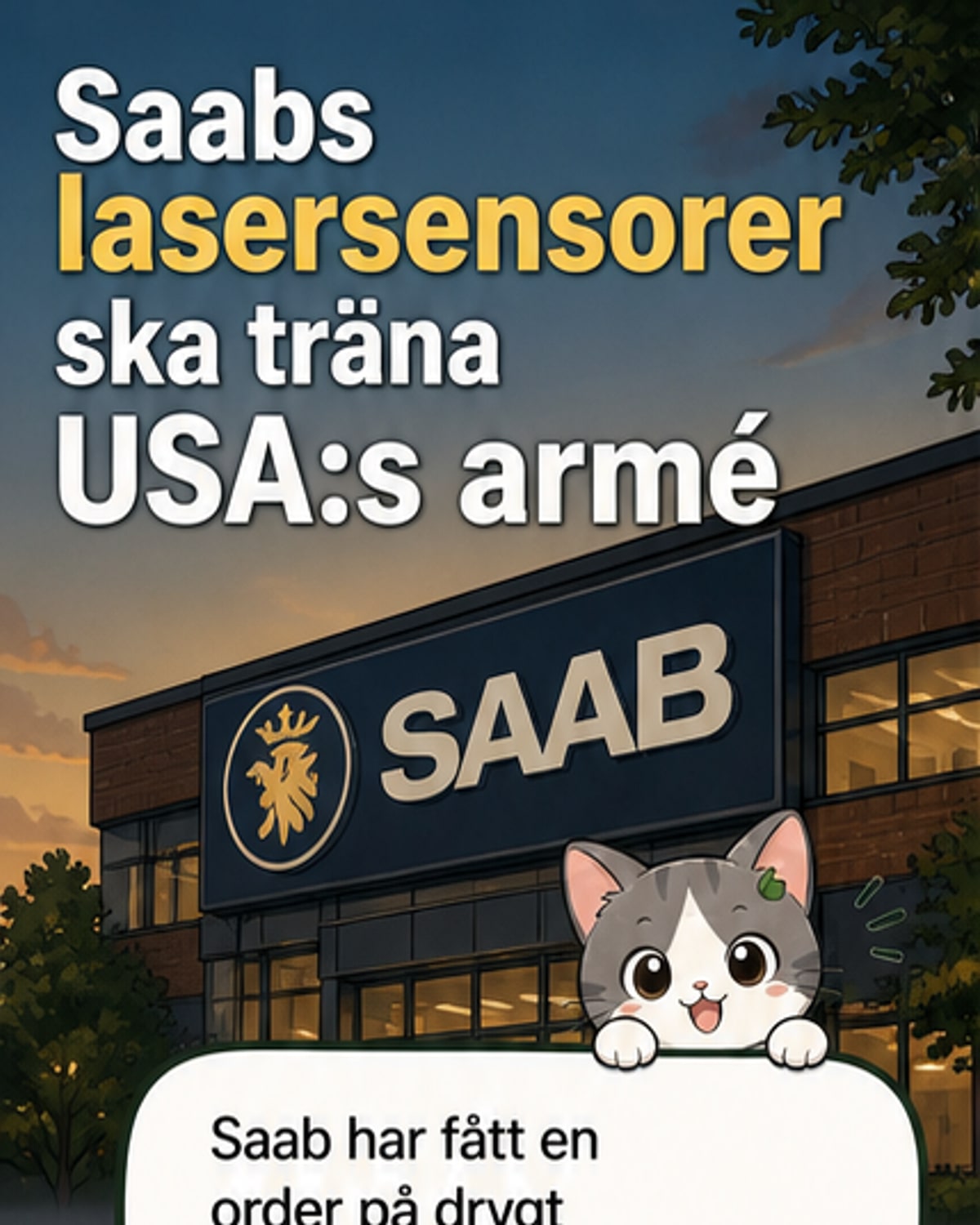 Saab levererar lasersensorer till USA