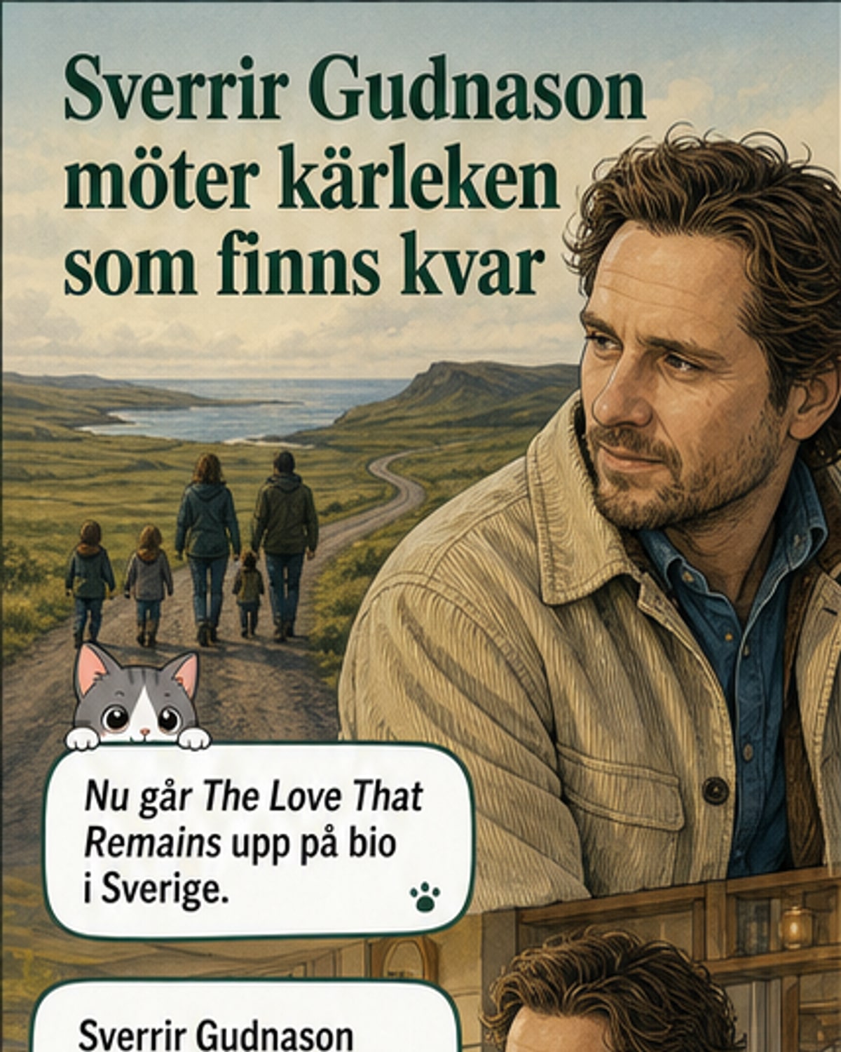 Sverrir Gudnason i ny isländsk familjedrama