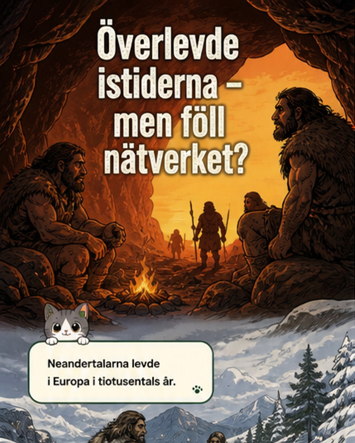 Varför dog ut neandertalarna?