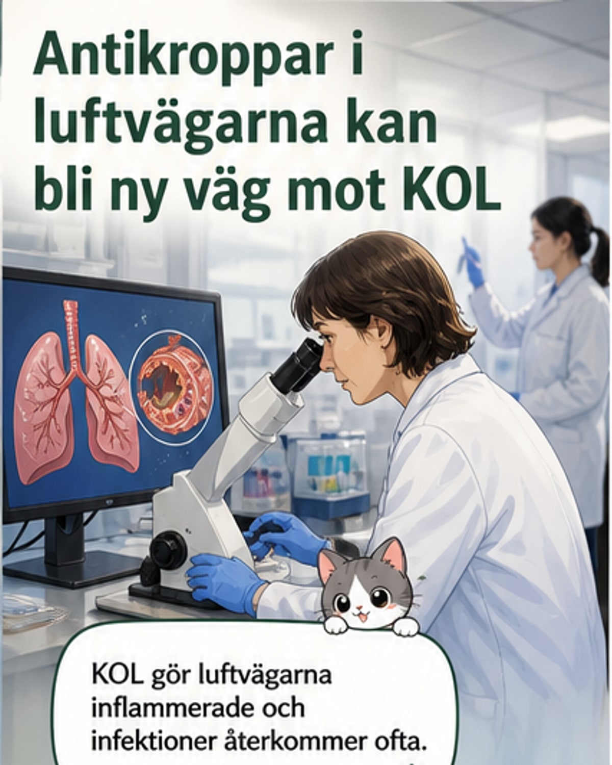 Ny forskning kan leda till bättre KOL-behandling
