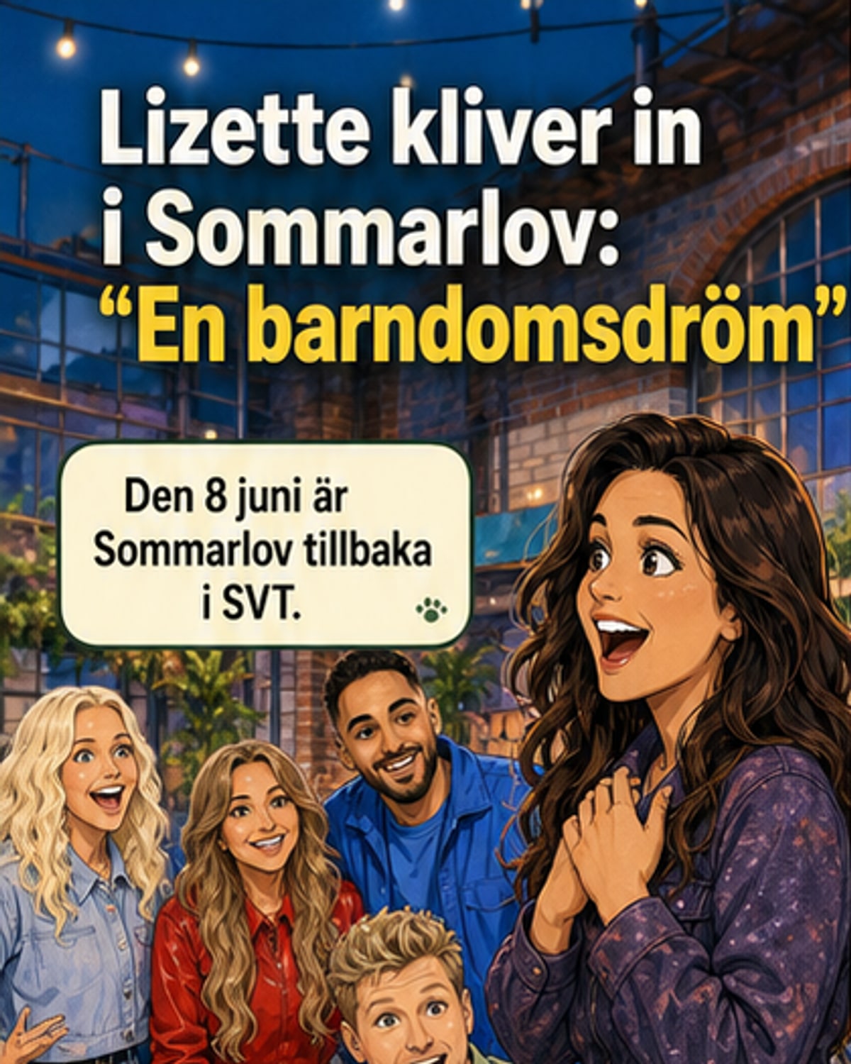 Lizette Edfeldt ny i Sommarlov