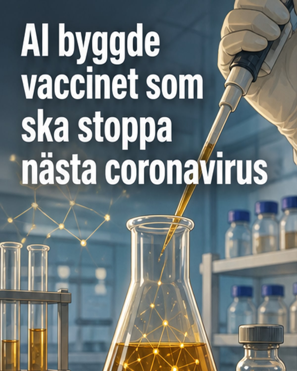 AI-skapat vaccin skyddar mot alla coronavirus