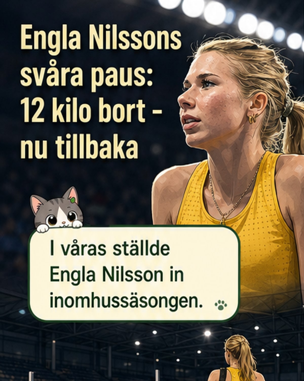 Höjdhopparen borta – nu är hon tillbaka