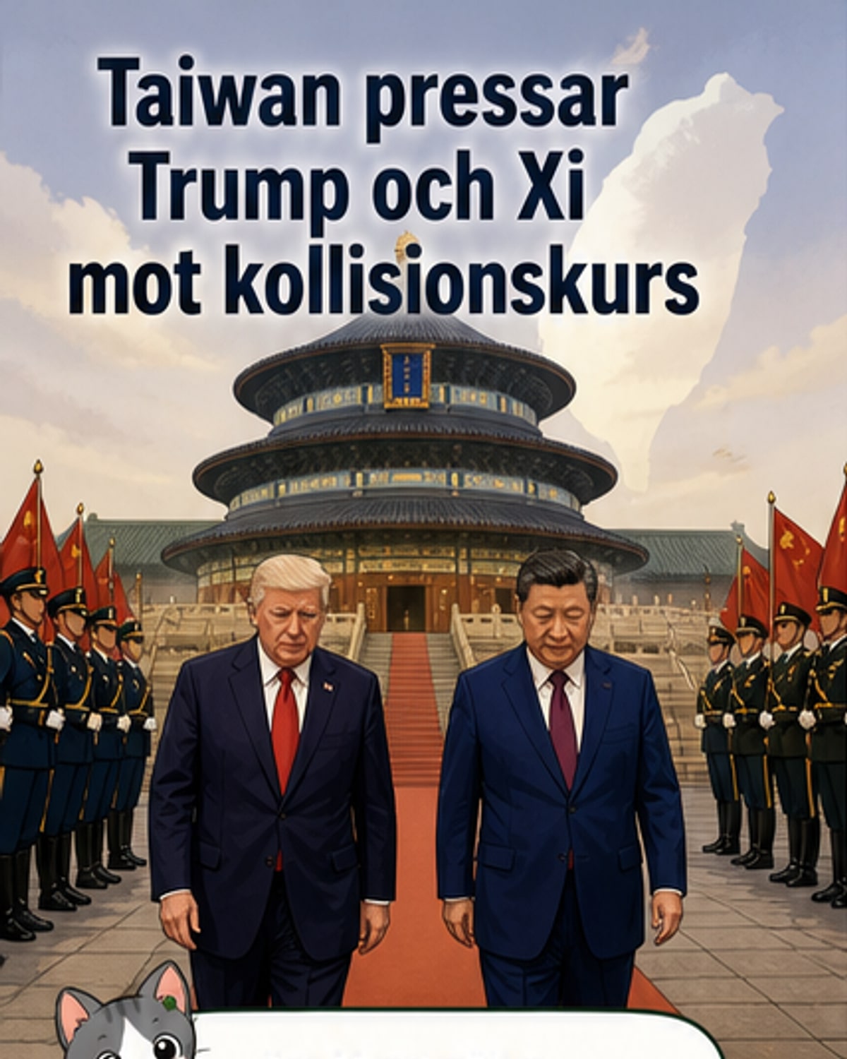 Taiwan i centrum för Kina–USA-mötet