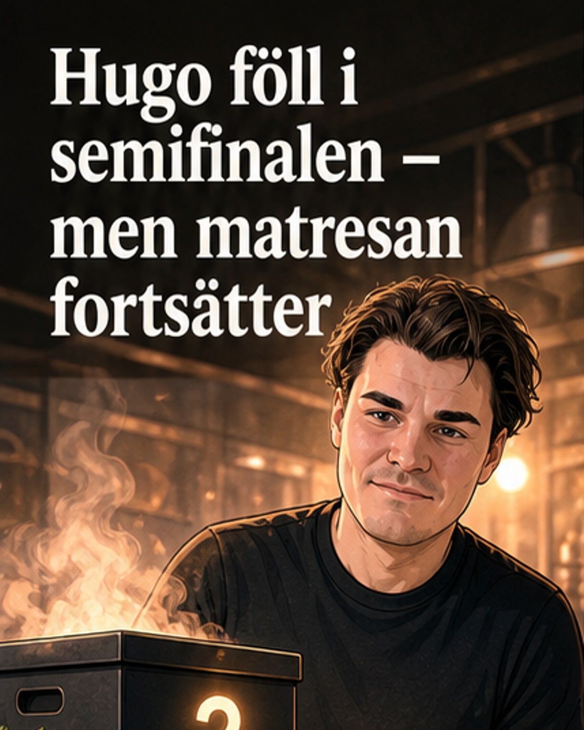 Hugo svarade nej till finalen