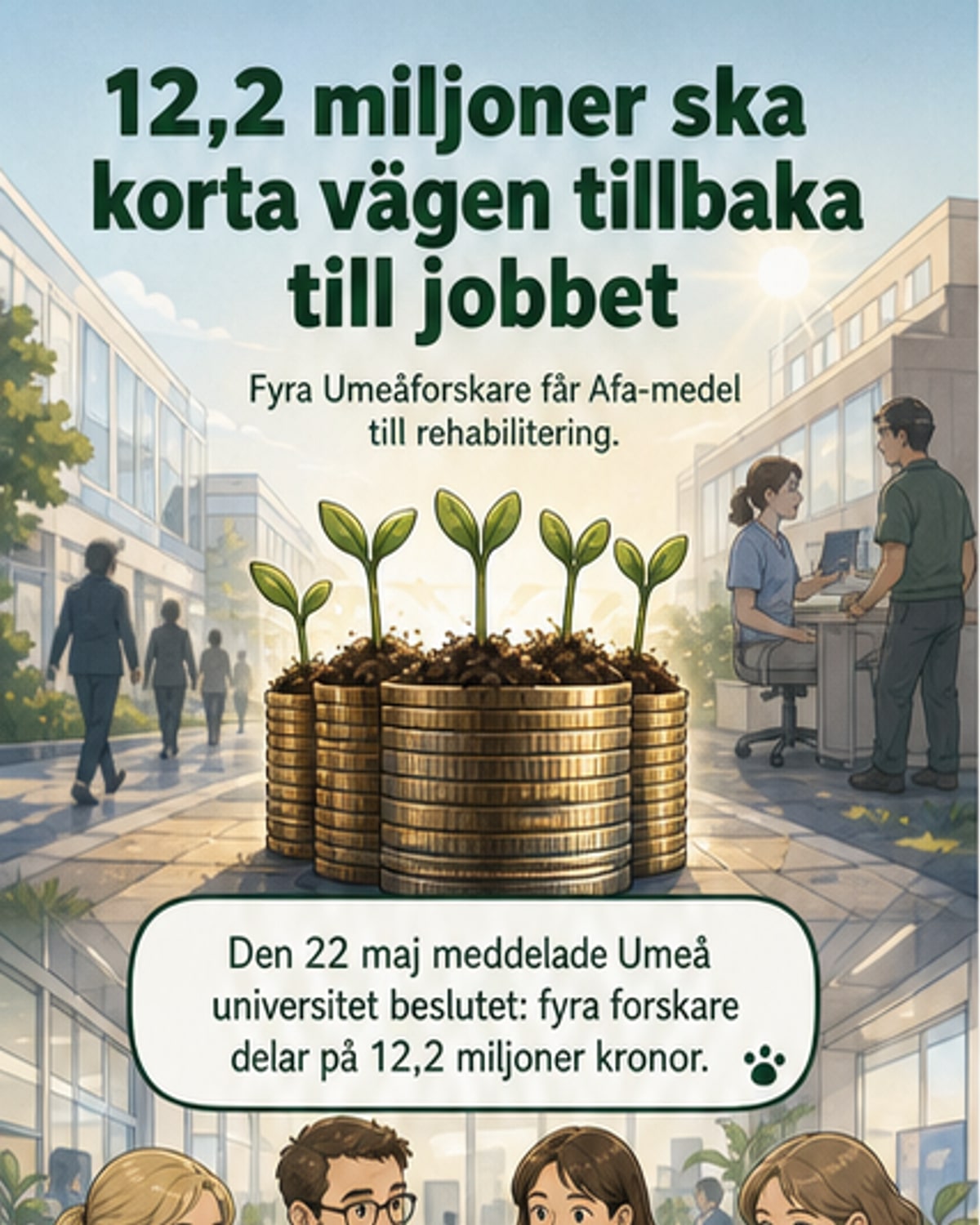 12 miljoner till rehabiliteringsforskning