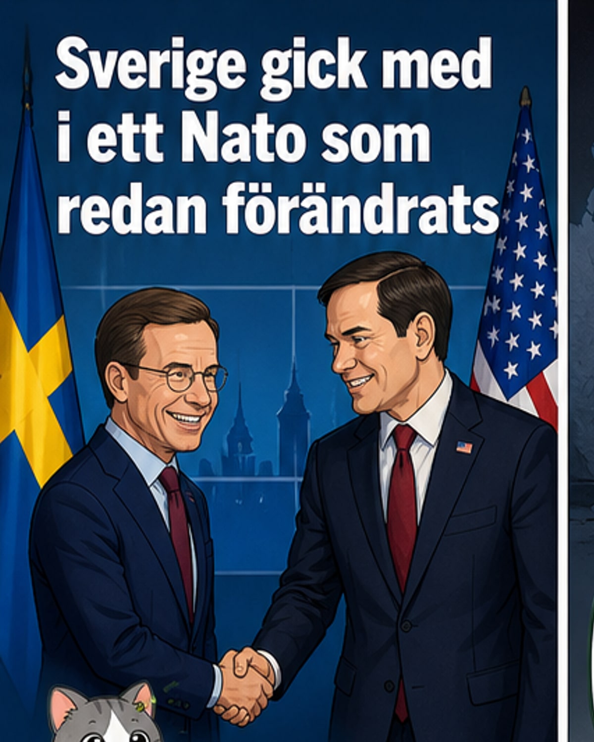Det Nato Sverige gick med i är dött