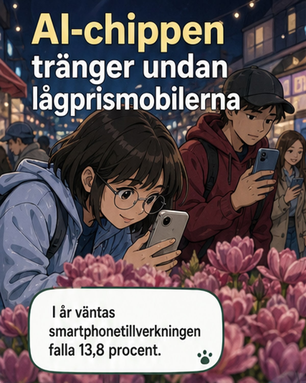 Chipbrist slår hårt mot budgettelefoner