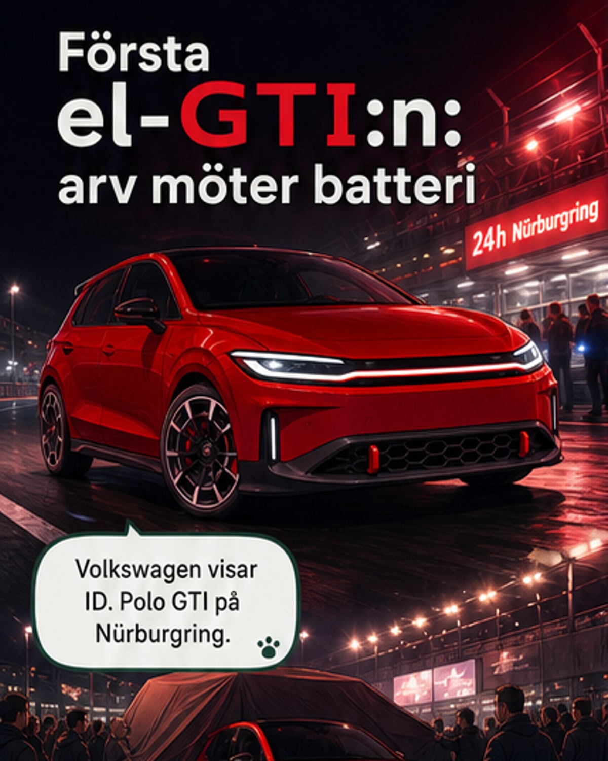 Volkswagen lansar sin första eldrivna GTI