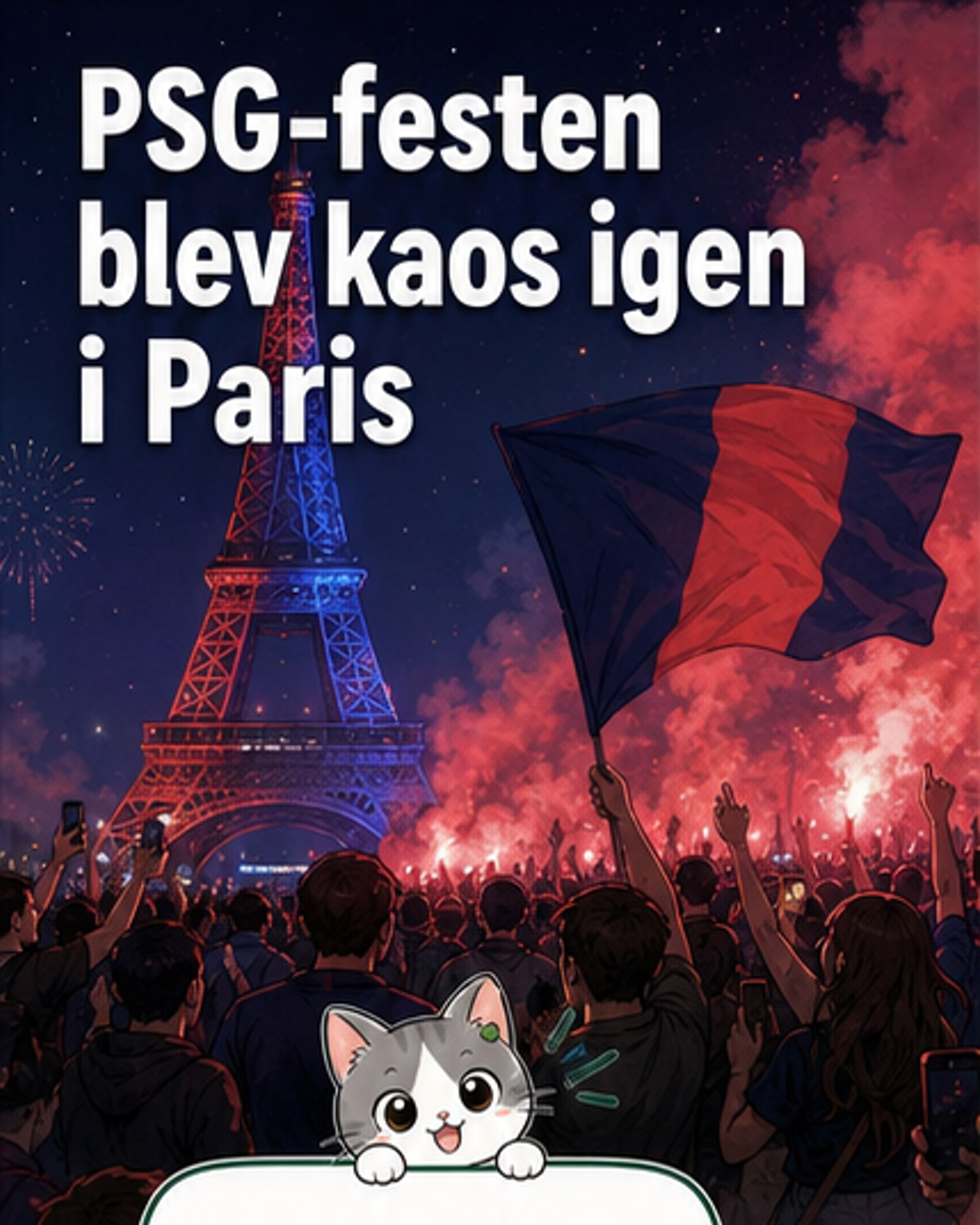 PSG-firande vände till kaos