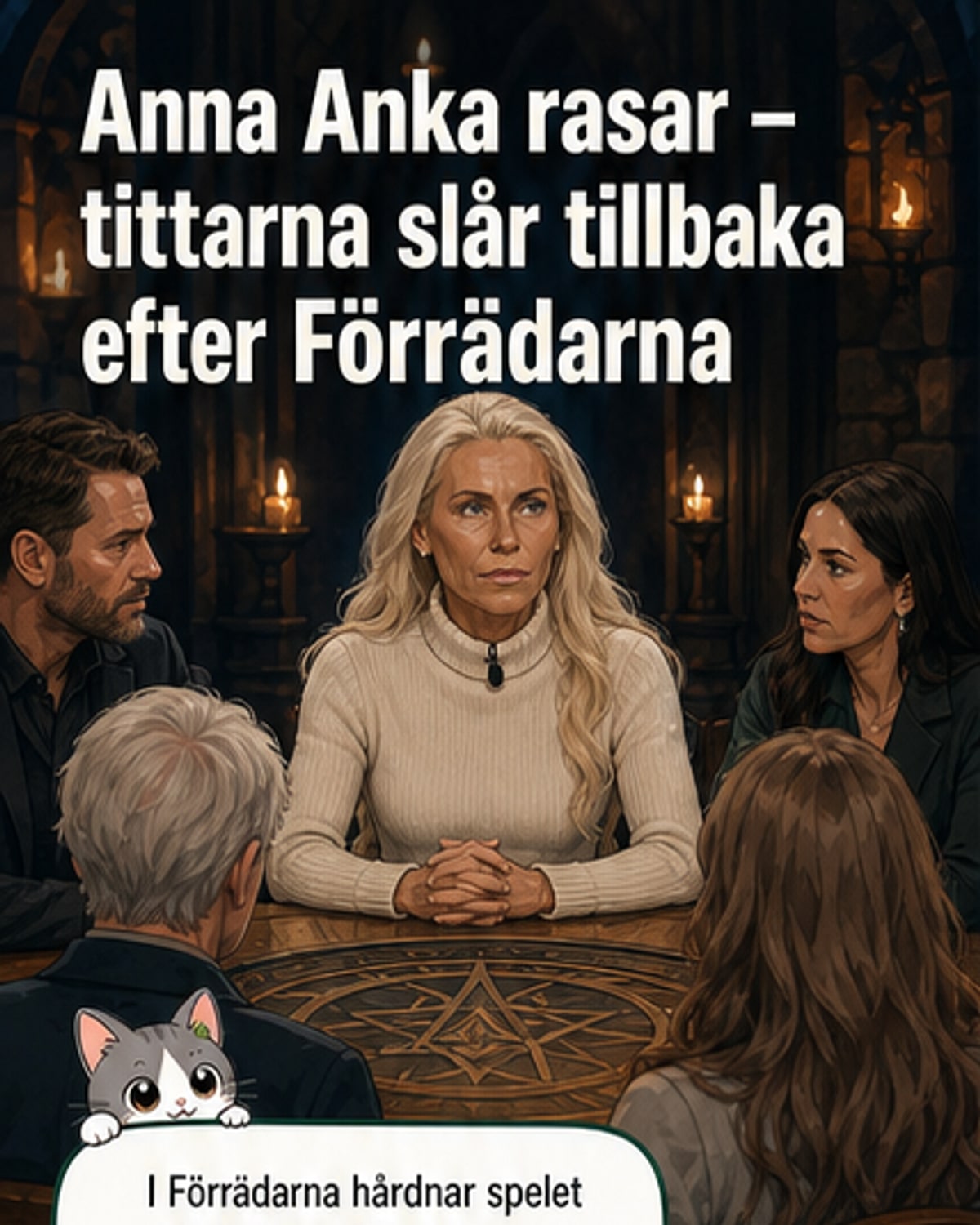 Anna Anka i storm efter Förrädarna