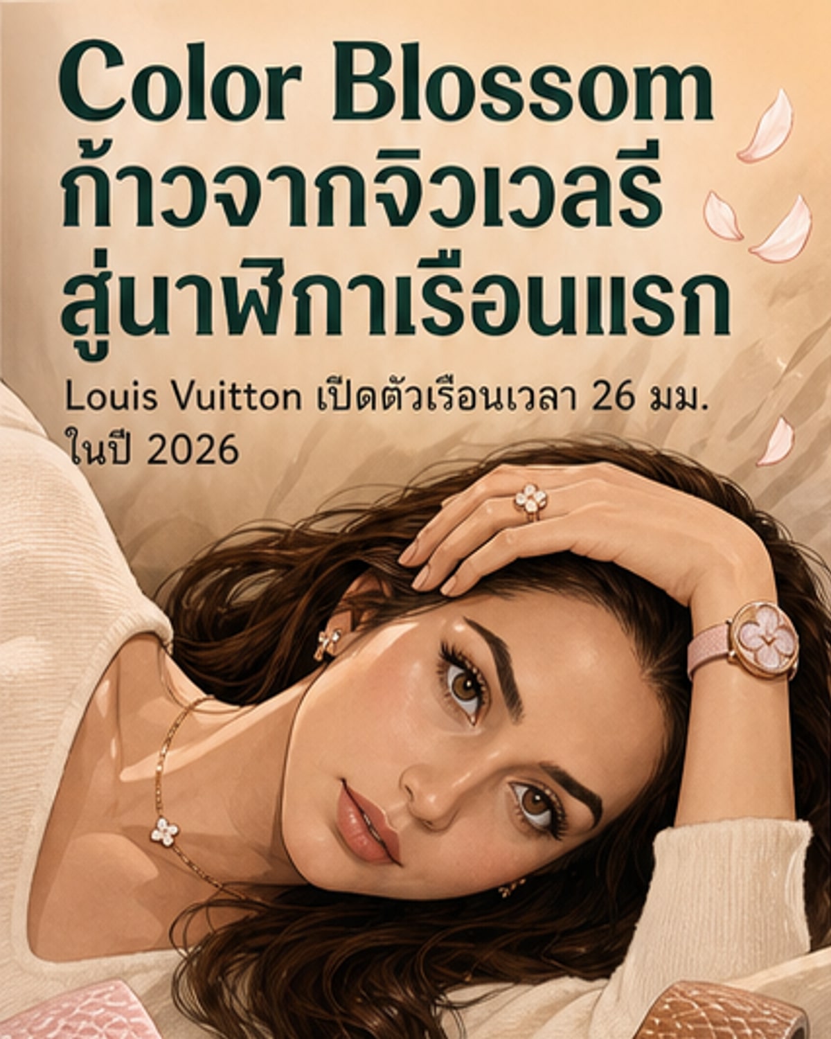 หลุยส์ วิตตอง ปล่อยนาฬิกาดอกไม้แรก