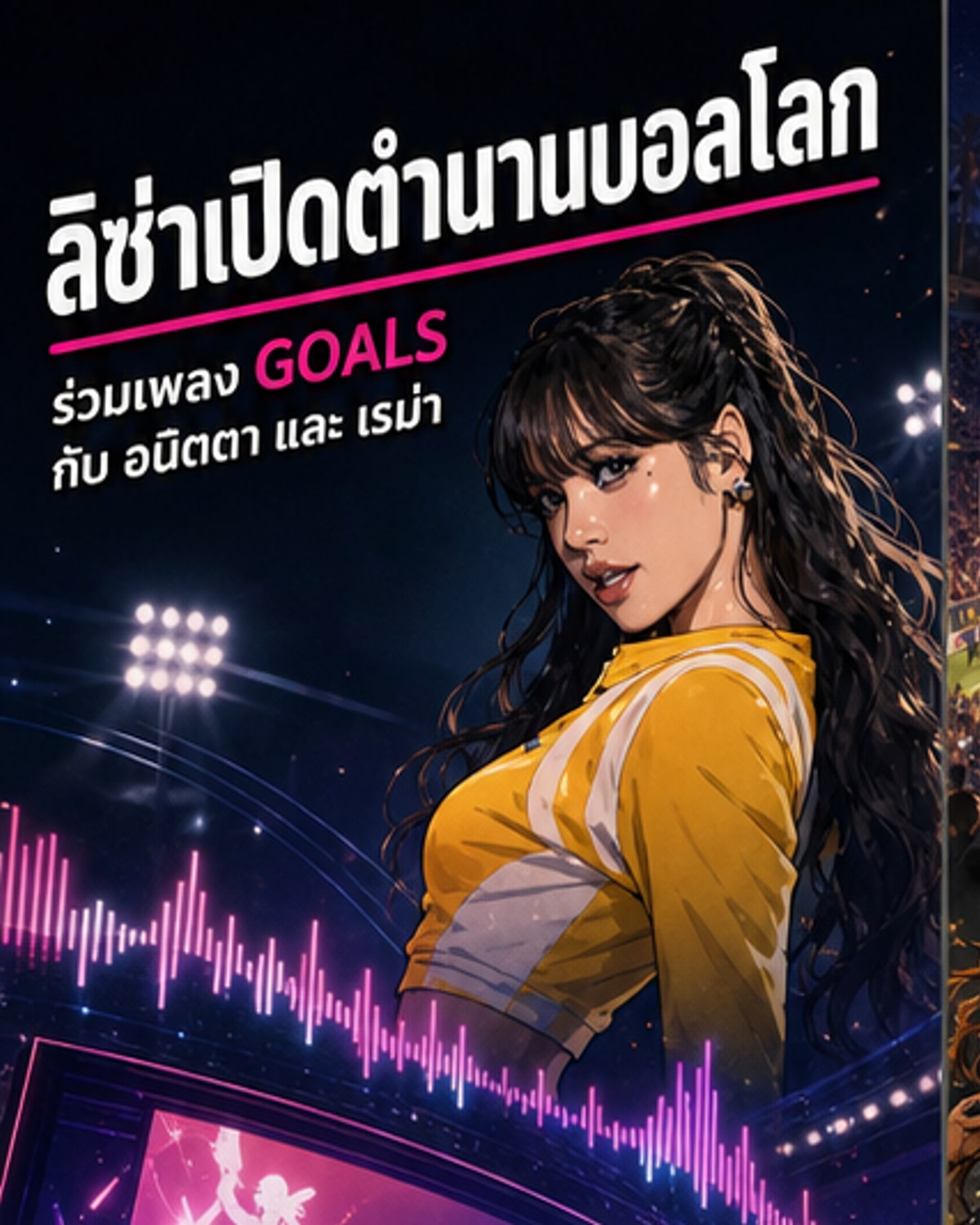ลิซ่าร่วมร้องเพลงฟุตบอลโลก 2026