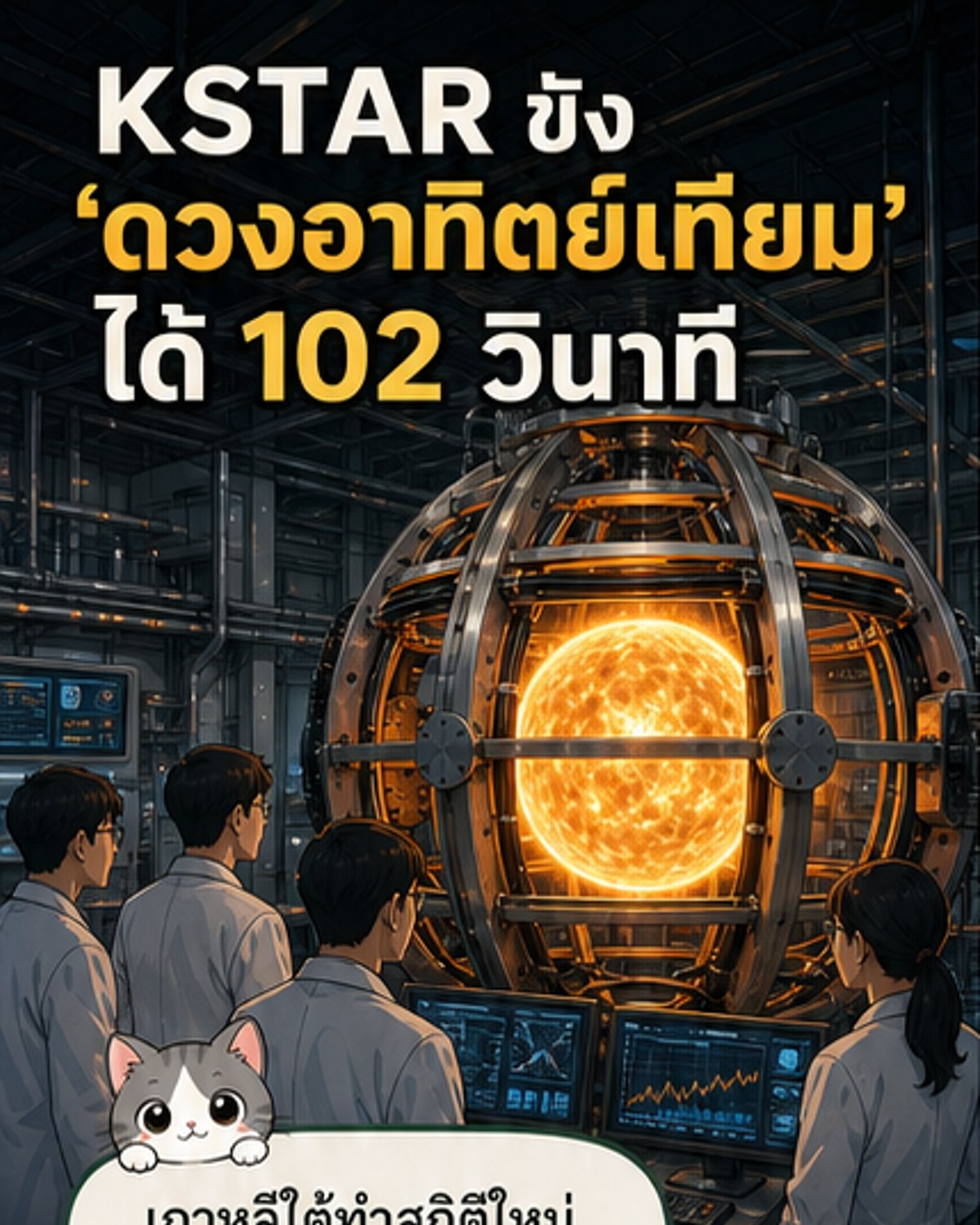ดวงอาทิตย์เทียมเกาหลีทำสถิติใหม่