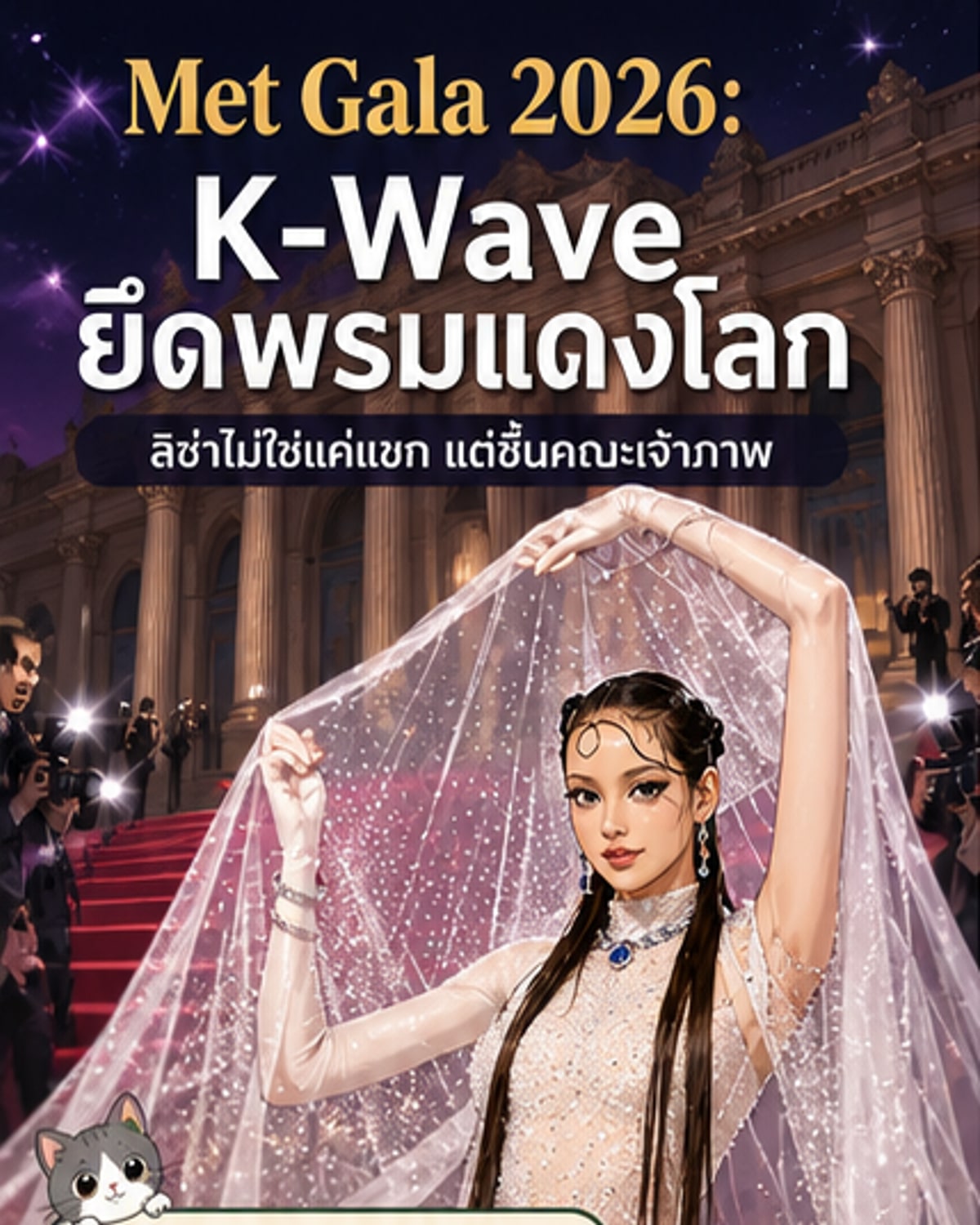 ลิซ่า-BLACKPINK บุก Met Gala 2026