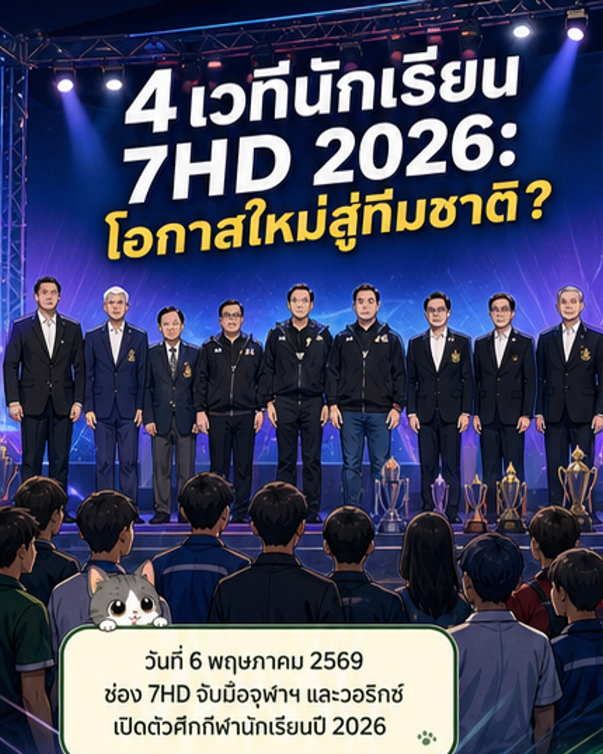 ช่อง 7HD ผนึกจุฬาฯ จัด 4 ซีรีส์กีฬานักเรียน