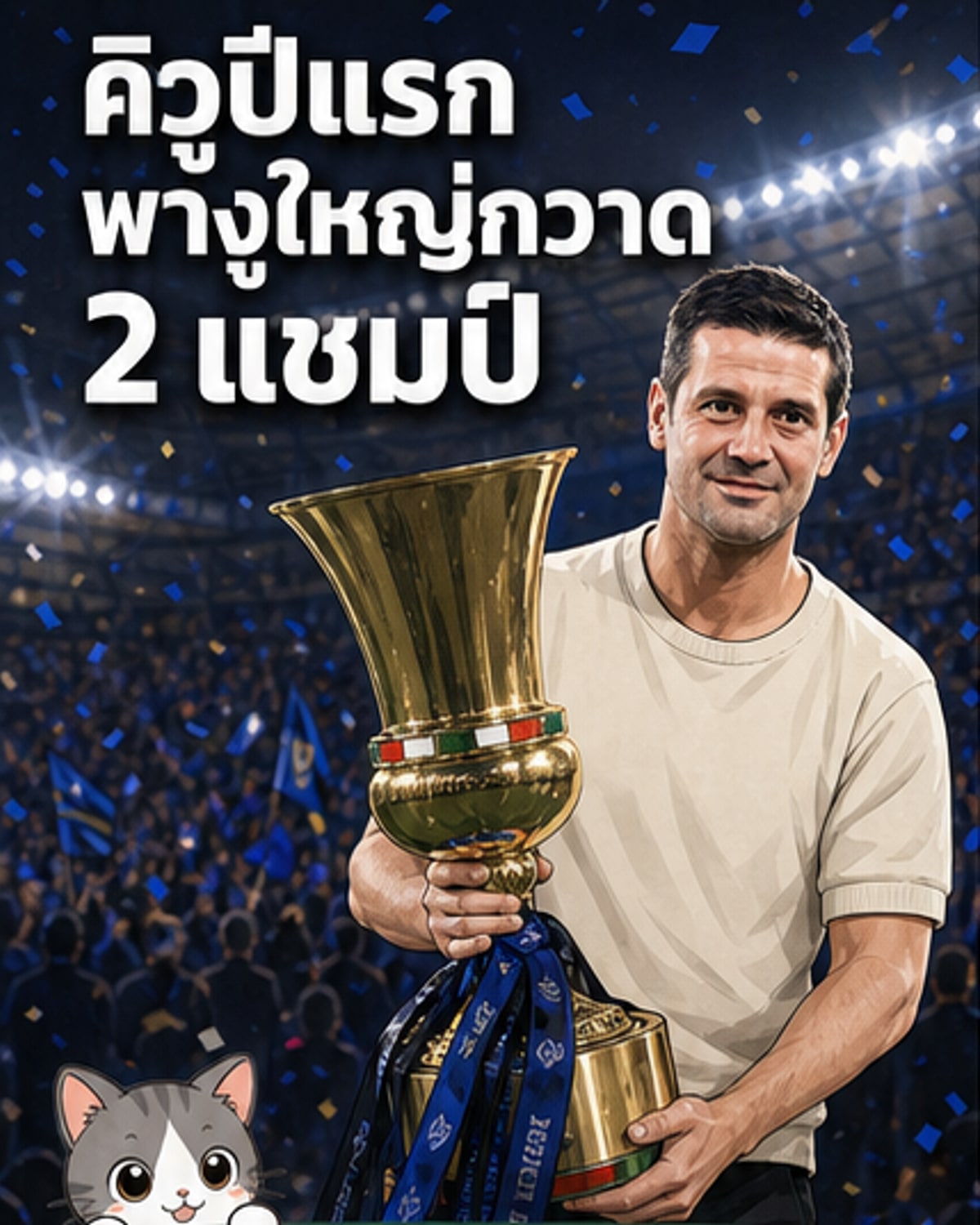 คิวูพางูใหญ่คว้าดับเบิลแชมป์ปีแรก
