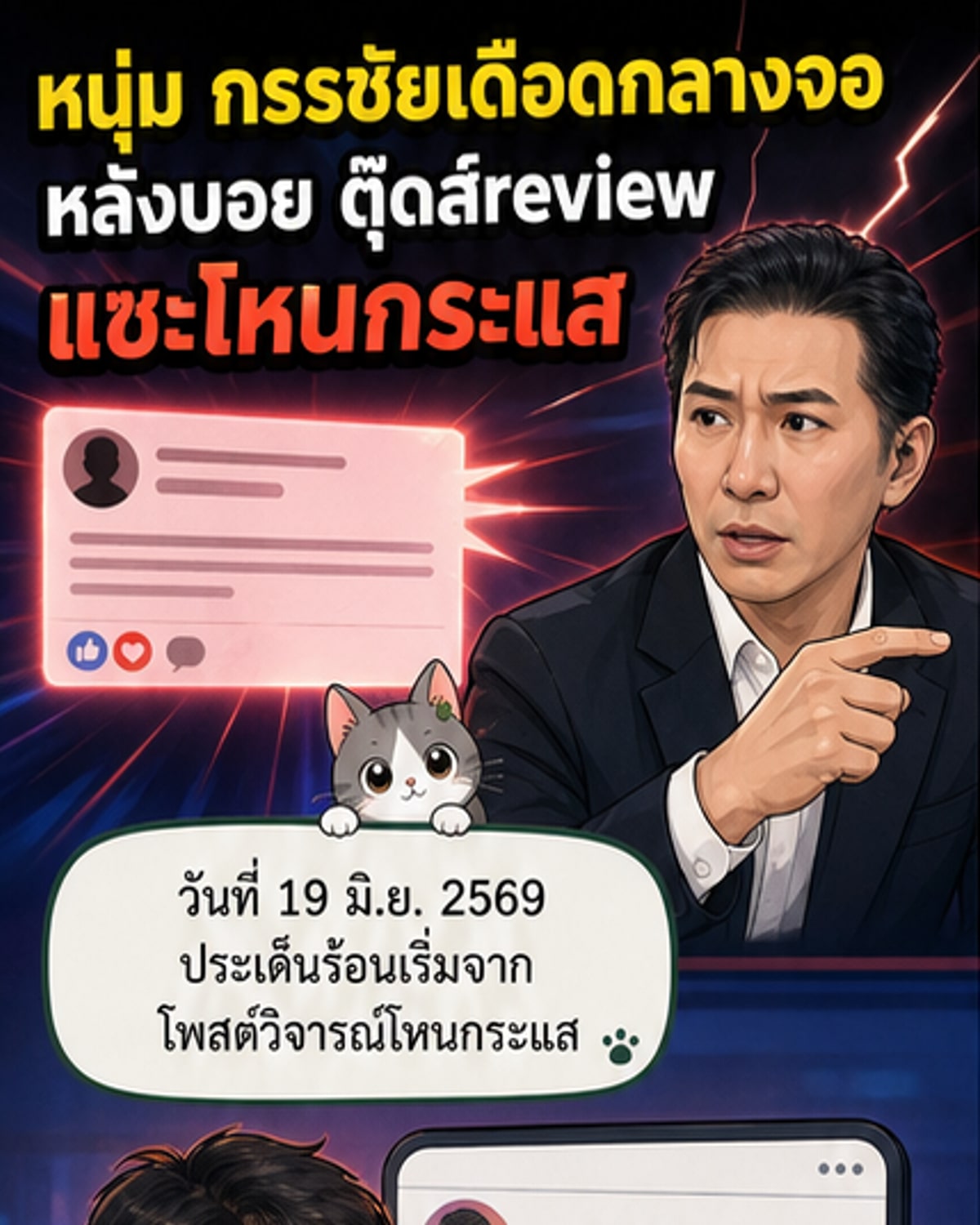 หนุ่ม กรรชัย ตอบโต้ บอย ตุ๊ดส์review ดุเดือด