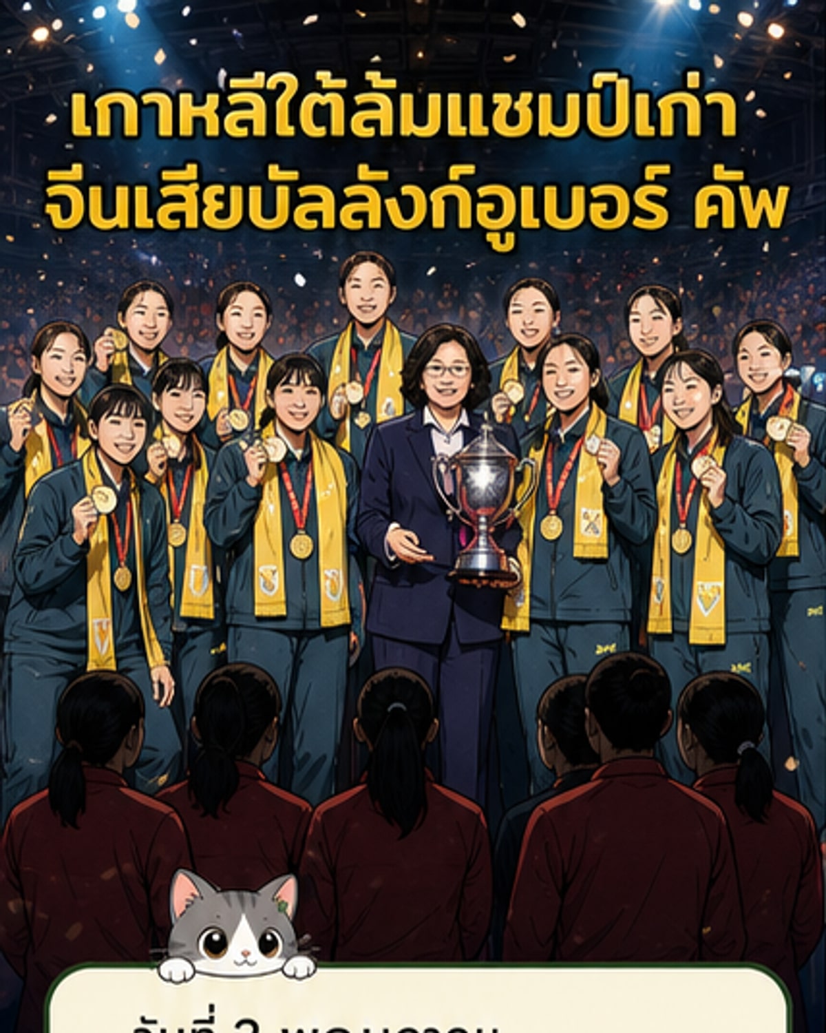 เกาหลีใต้คว้าแชมป์อูเบอร์คัพ 2026