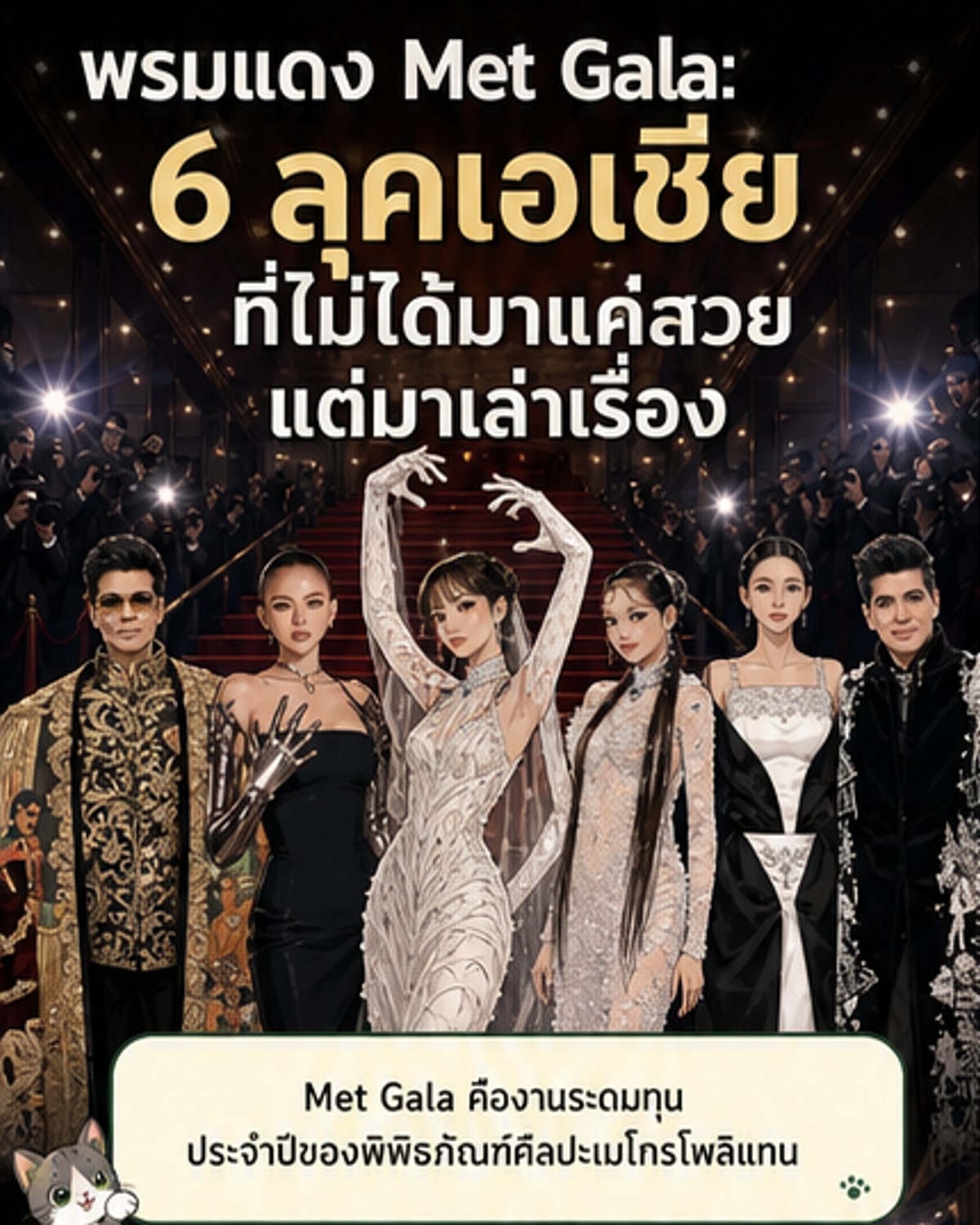 6 แฟชั่นนิสต้าเอเชีย ปังใน Met Gala
