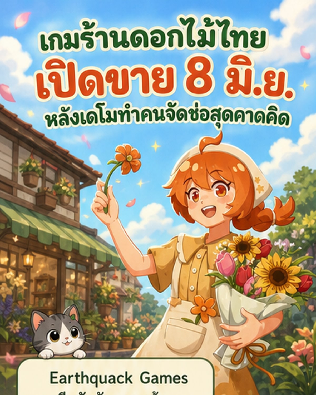 เกมไทยจัดดอกไม้ 'Puni' ลง PC 8 มิ.ย.