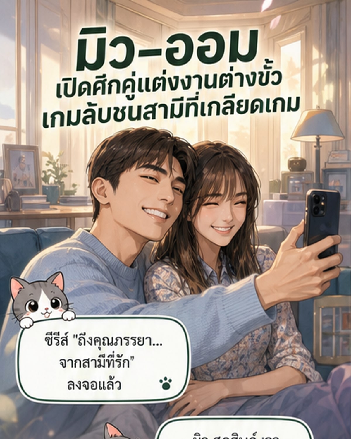 มิว ศุภศิษฏ์ ประกบ ออม สุชาร์ ซีรีส์คู่รักต่างขั้ว