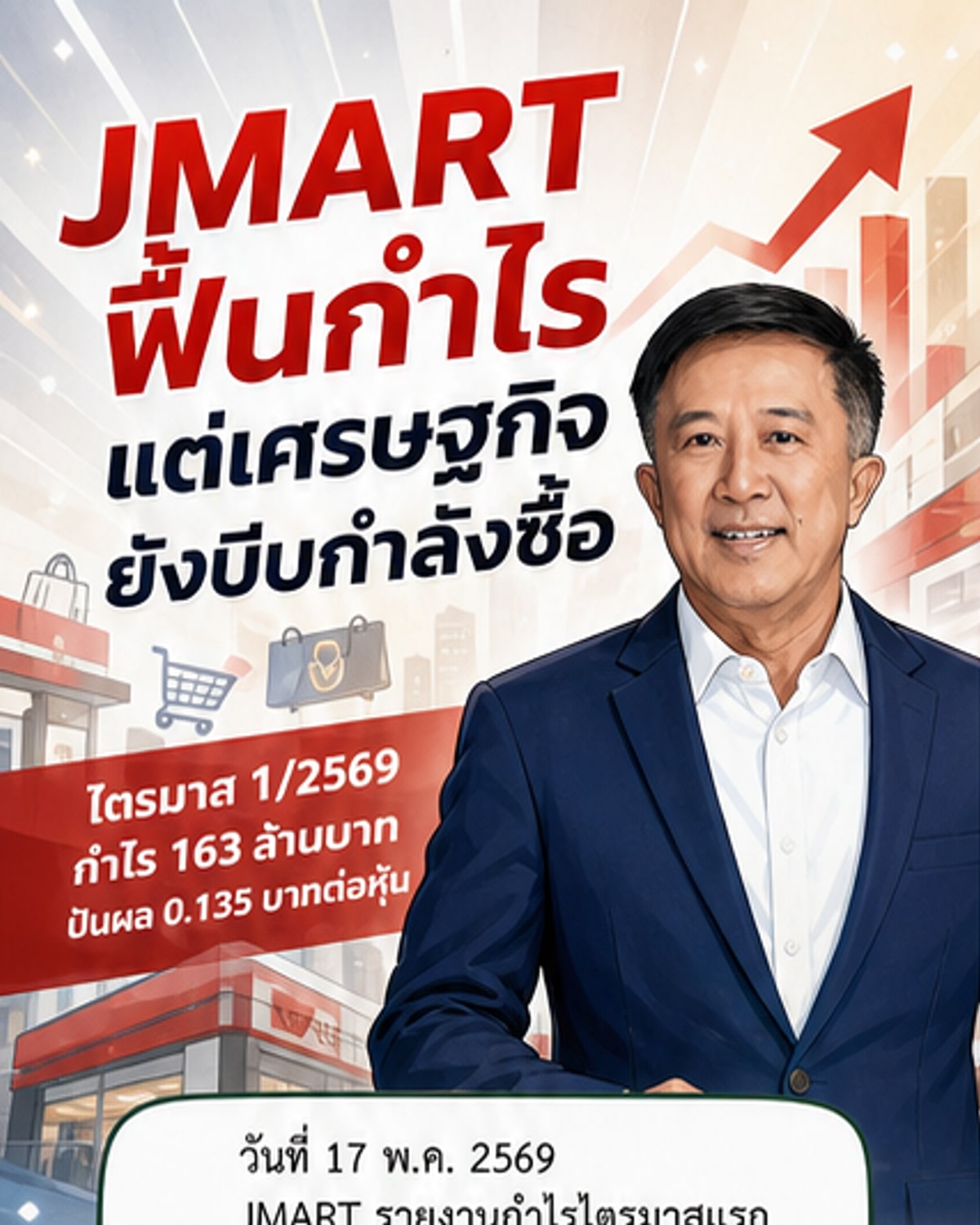 JMART กำไรไตรมาส 1 โต 16%