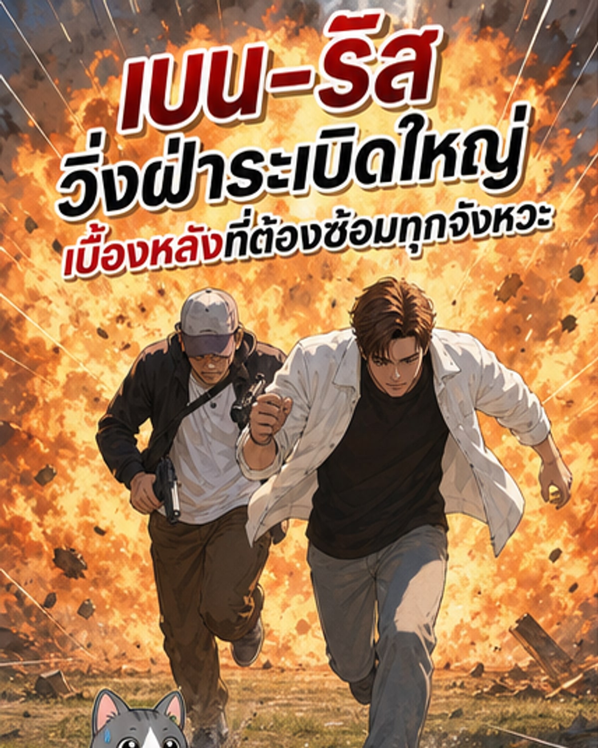 เบื้องหลังฉากวิ่งหนีระเบิดในละคร