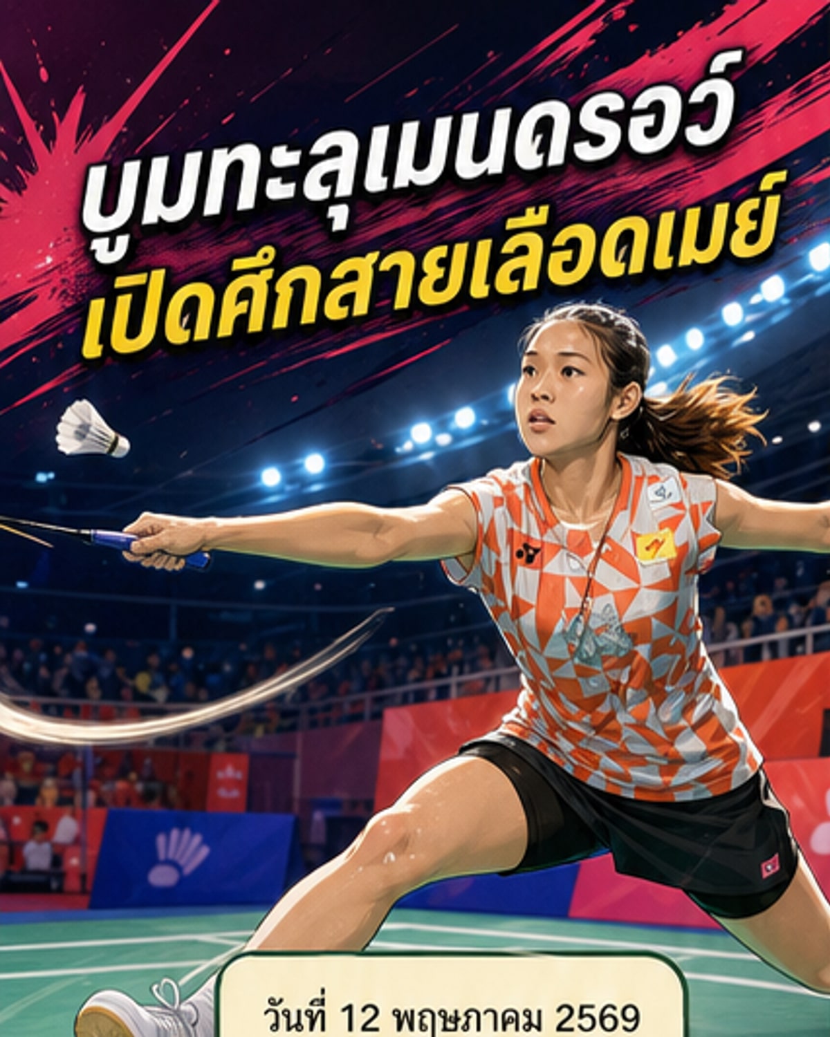 บูม ลิ่วชน เมย์ ในศึกไทยแลนด์ โอเพ่น