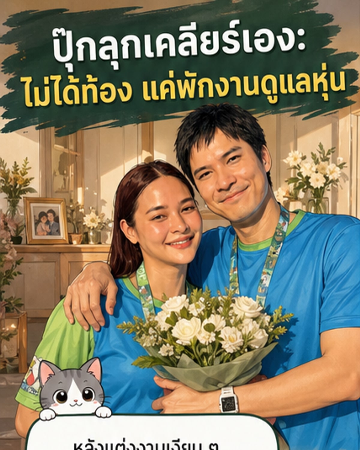 ปุ๊กลุก ยันไม่ท้อง หลังพุงป่องถูกจับตา