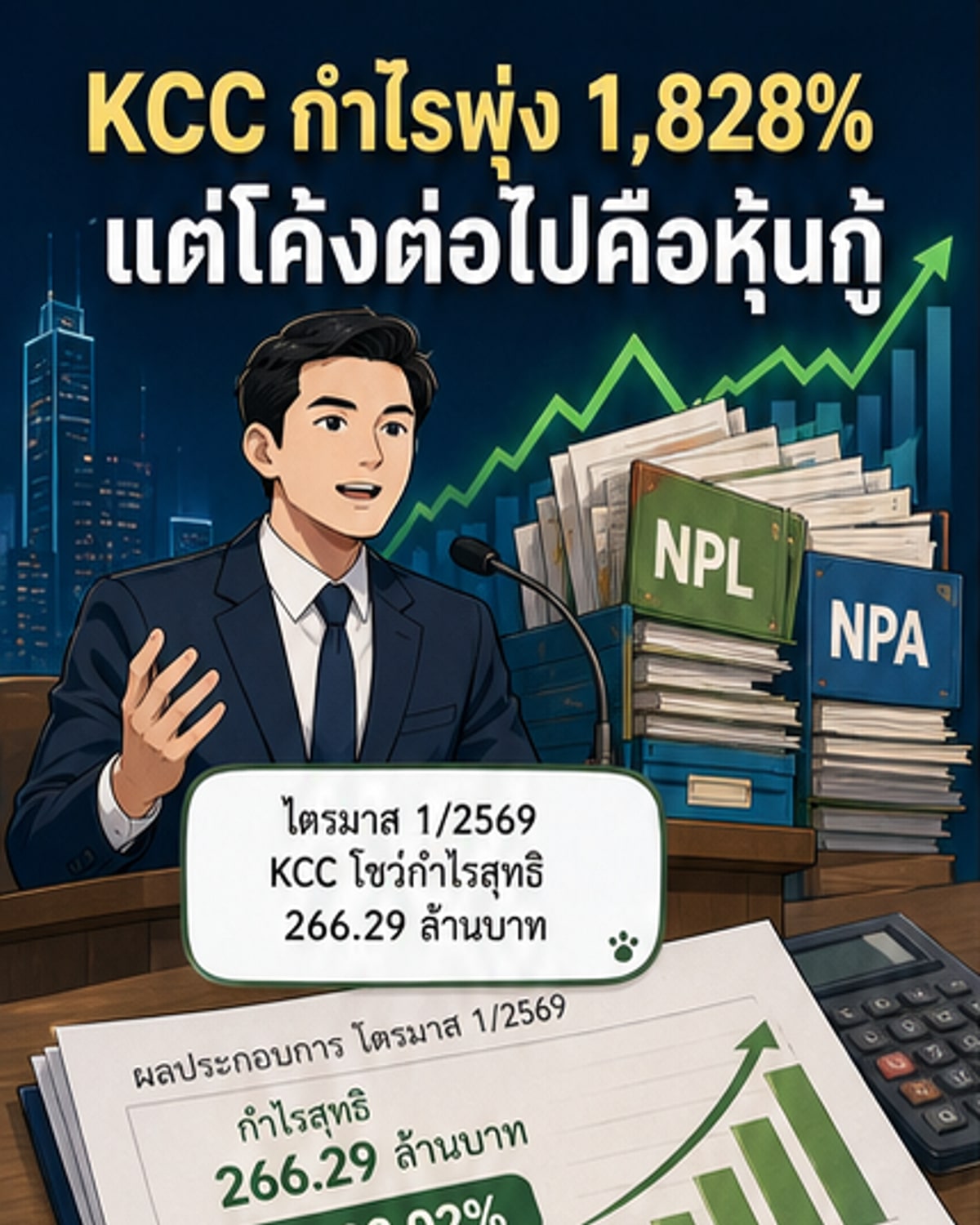 KCC กำไรพุ่ง 1,828% ไตรมาสแรก