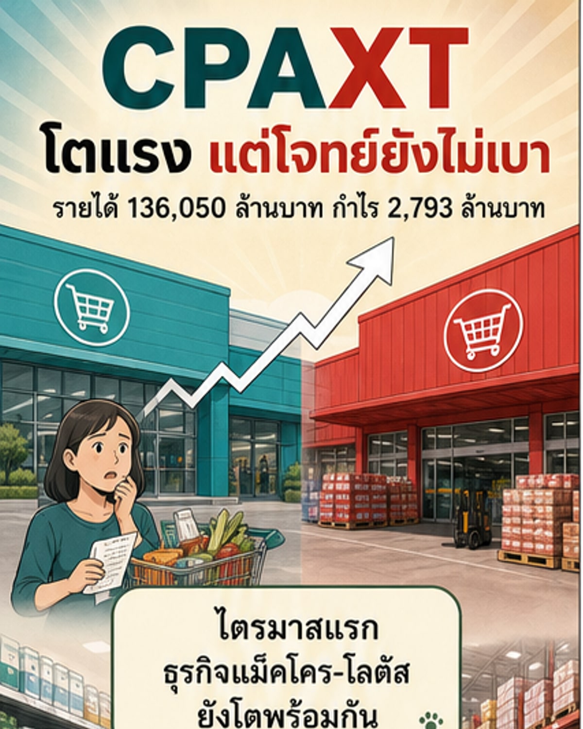 ซีพี แอ็กซ์ตร้า โตต่อเนื่องทั้งค้าส่ง-ค้าปลีก