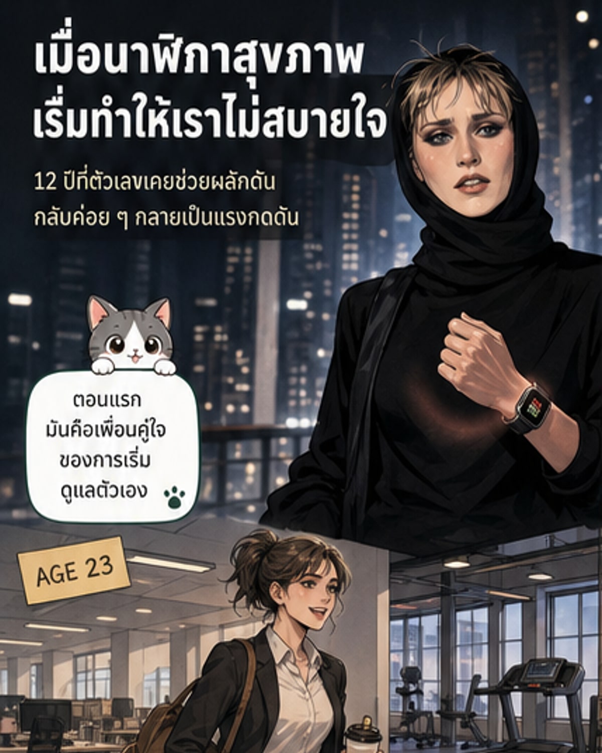 สมาร์ทวอทช์ทำให้เครียด? เมื่อสุขภาพกลายเป็นตัวเลข