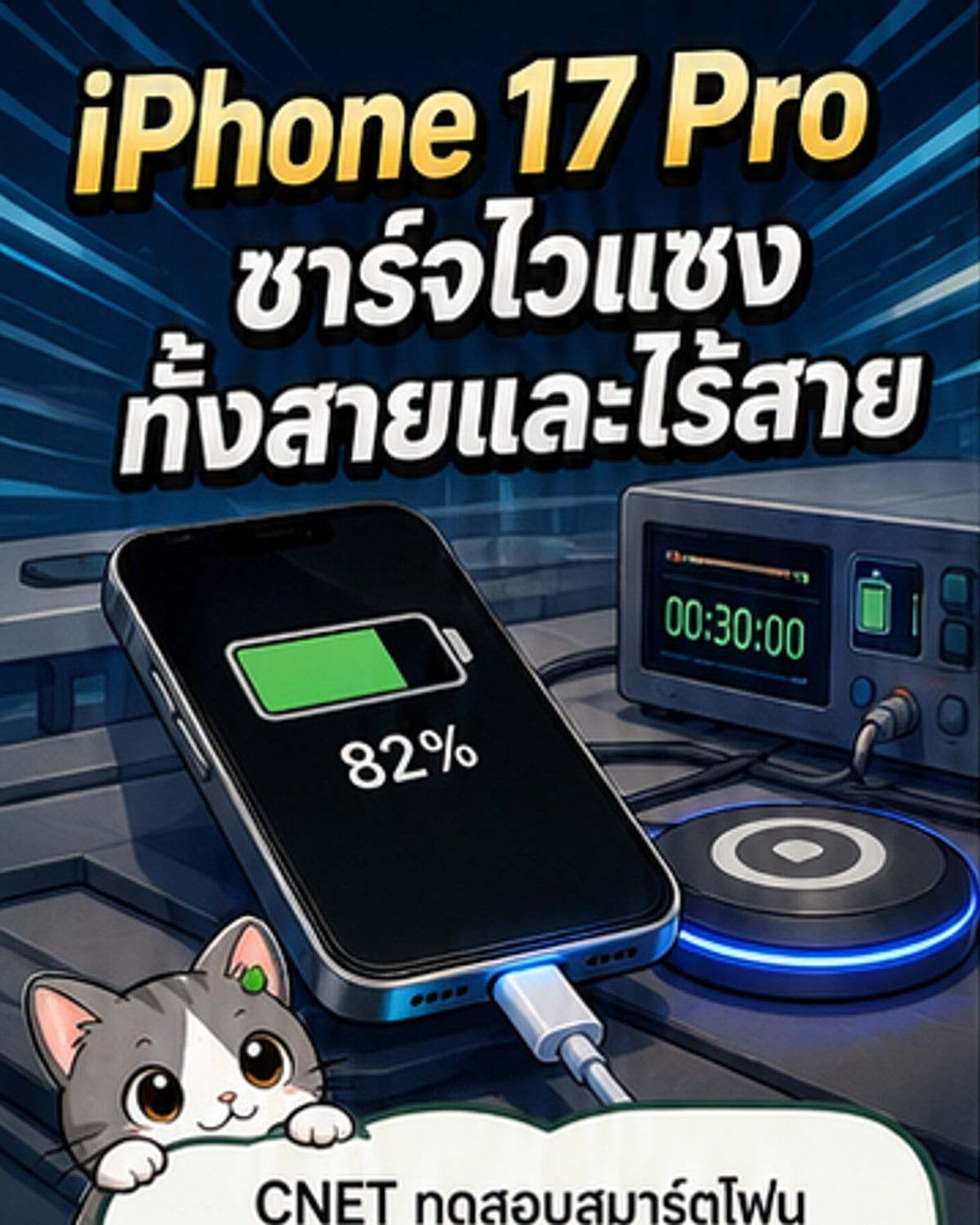iPhone 17 Pro ชาร์จเร็วที่สุด