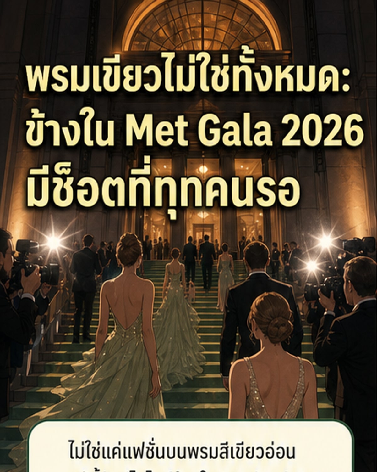 ไฮไลต์ข้างในงานเม็ตกาล่า 2026